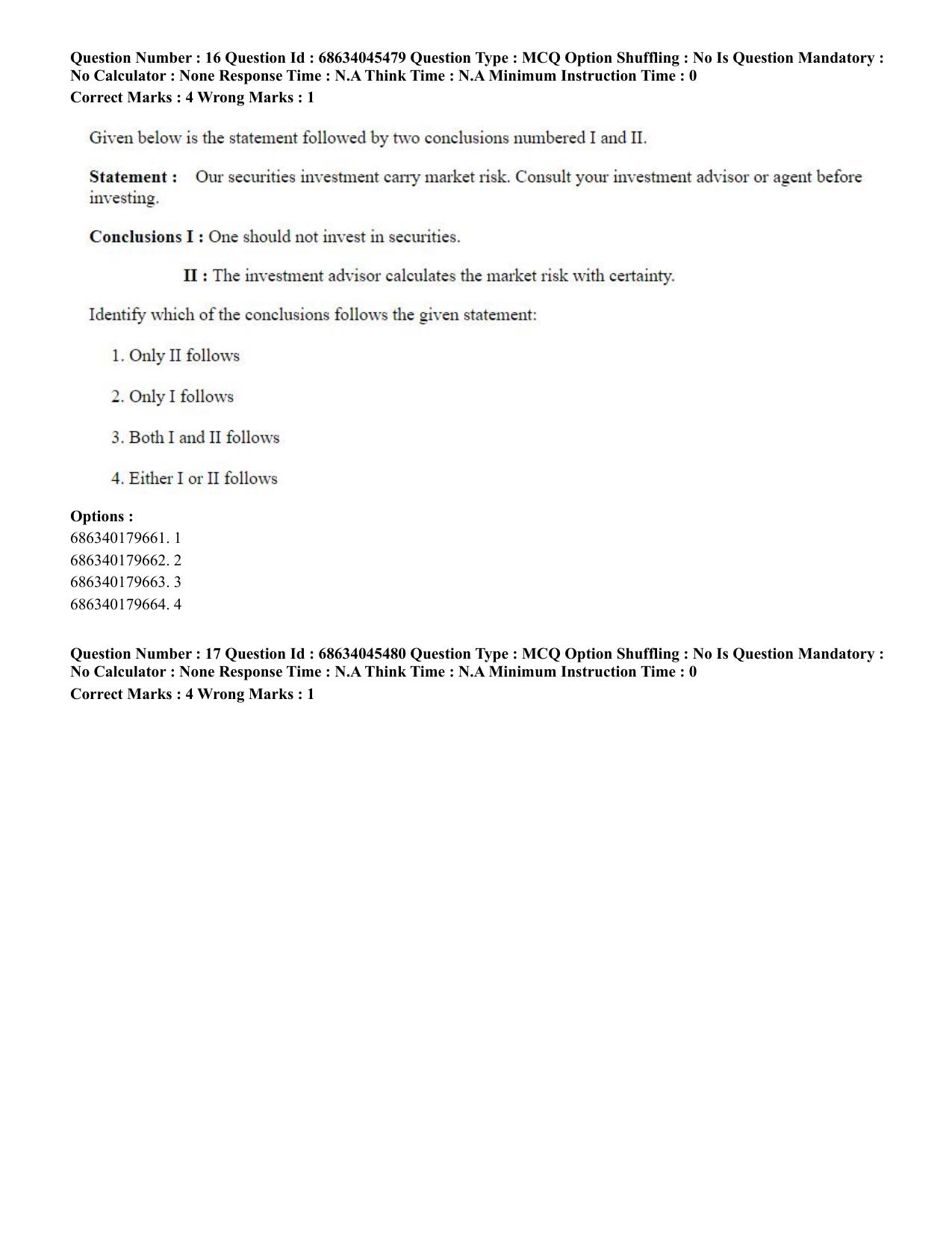 CUET PG 2023: ACQP24 – Vedanta, Sarvadarshan, Mimansa,Nyaya (Eng)-shift 3 (30-06-2023) Question Paper - Page 23