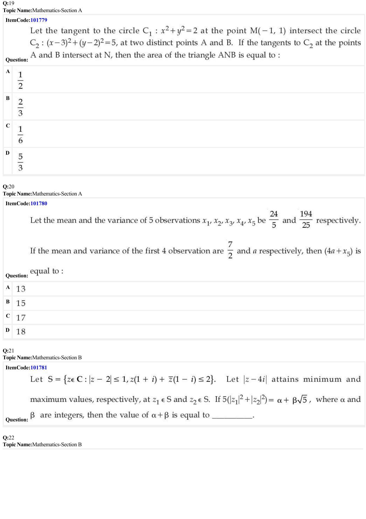 JEE Mains 2022: BTech English (Shift 1) 29-06-2022 Question Paper - Page 7