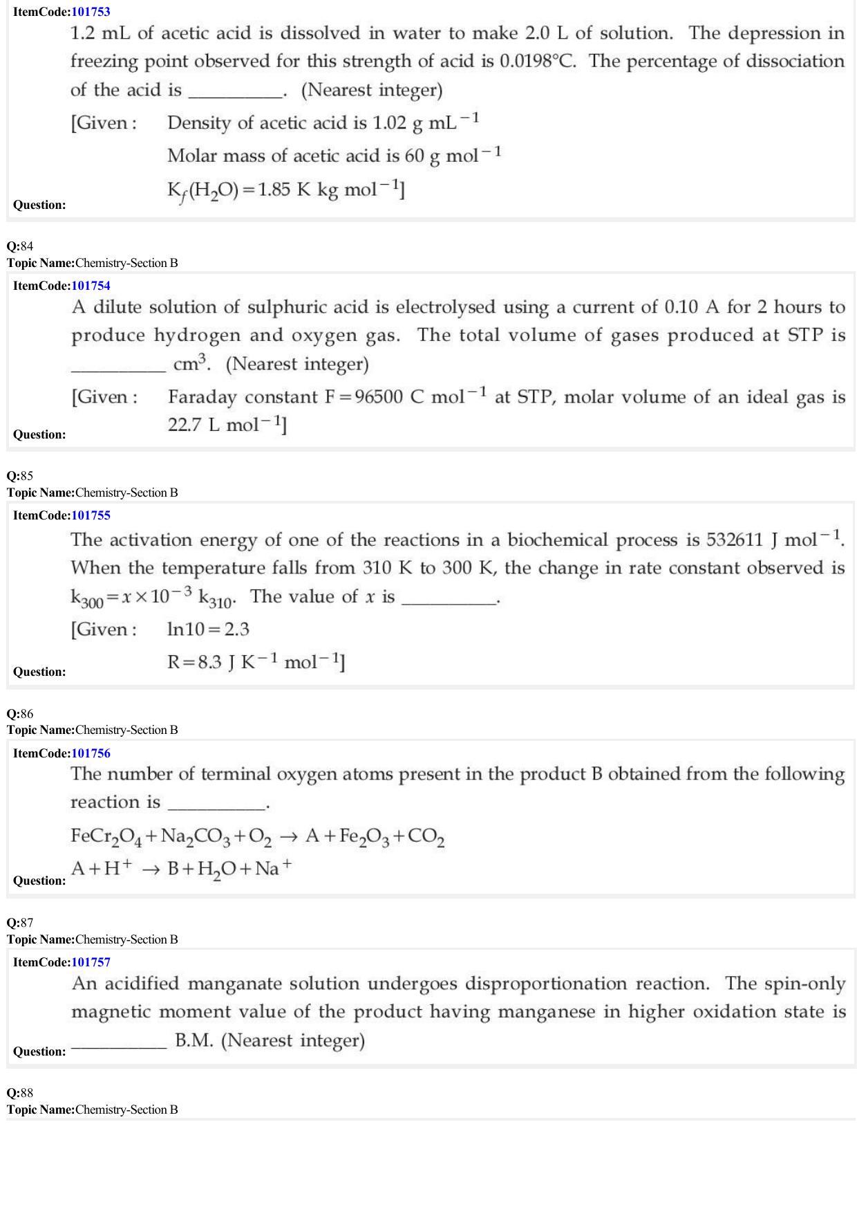 JEE Mains 2022: BTech English (Shift 1) 29-06-2022 Question Paper - Page 25