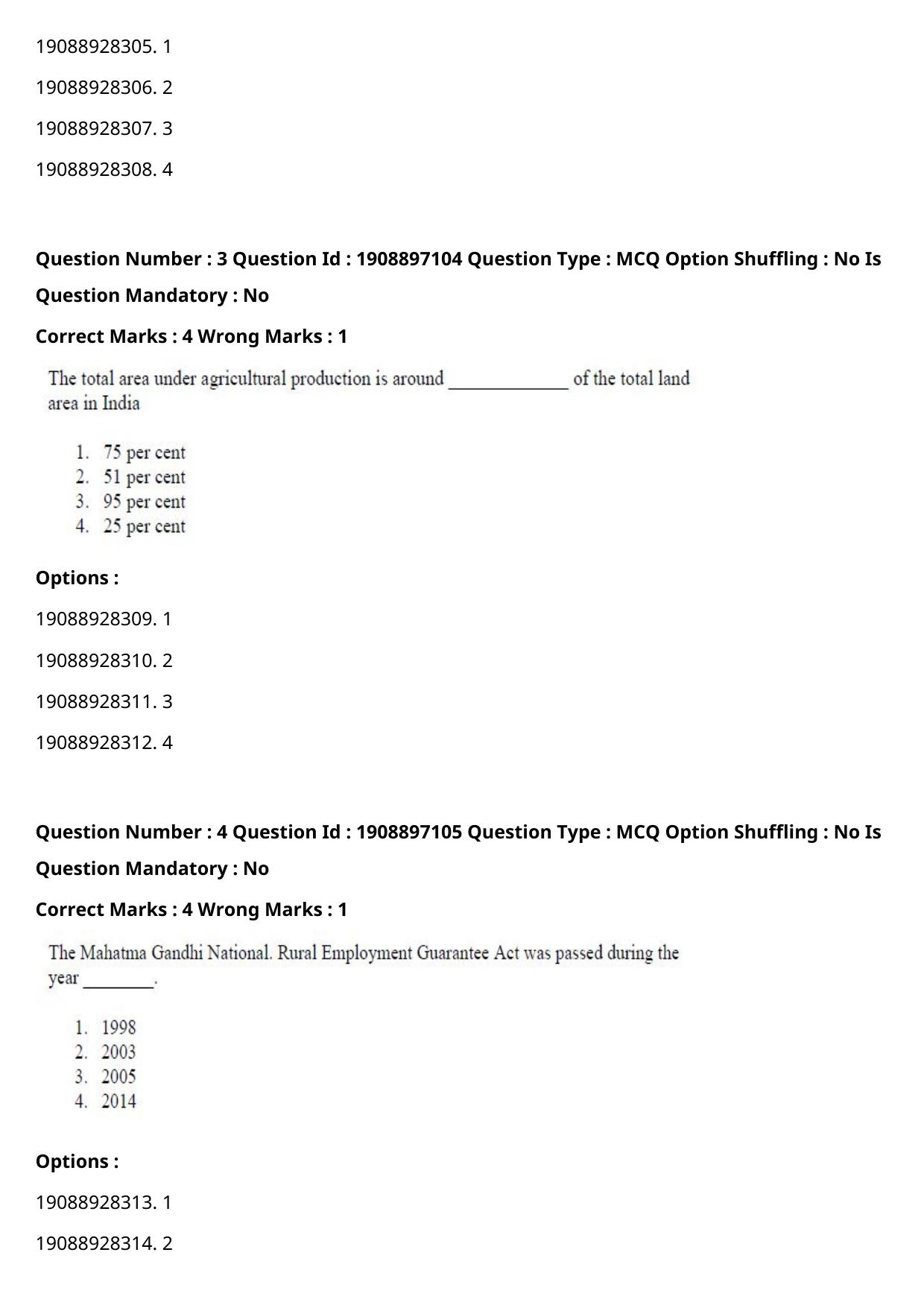 ICAR AIEEA PG 2021 FORESTRY AGROFORESTRY SILVICULTURE Question Paper - Page 3