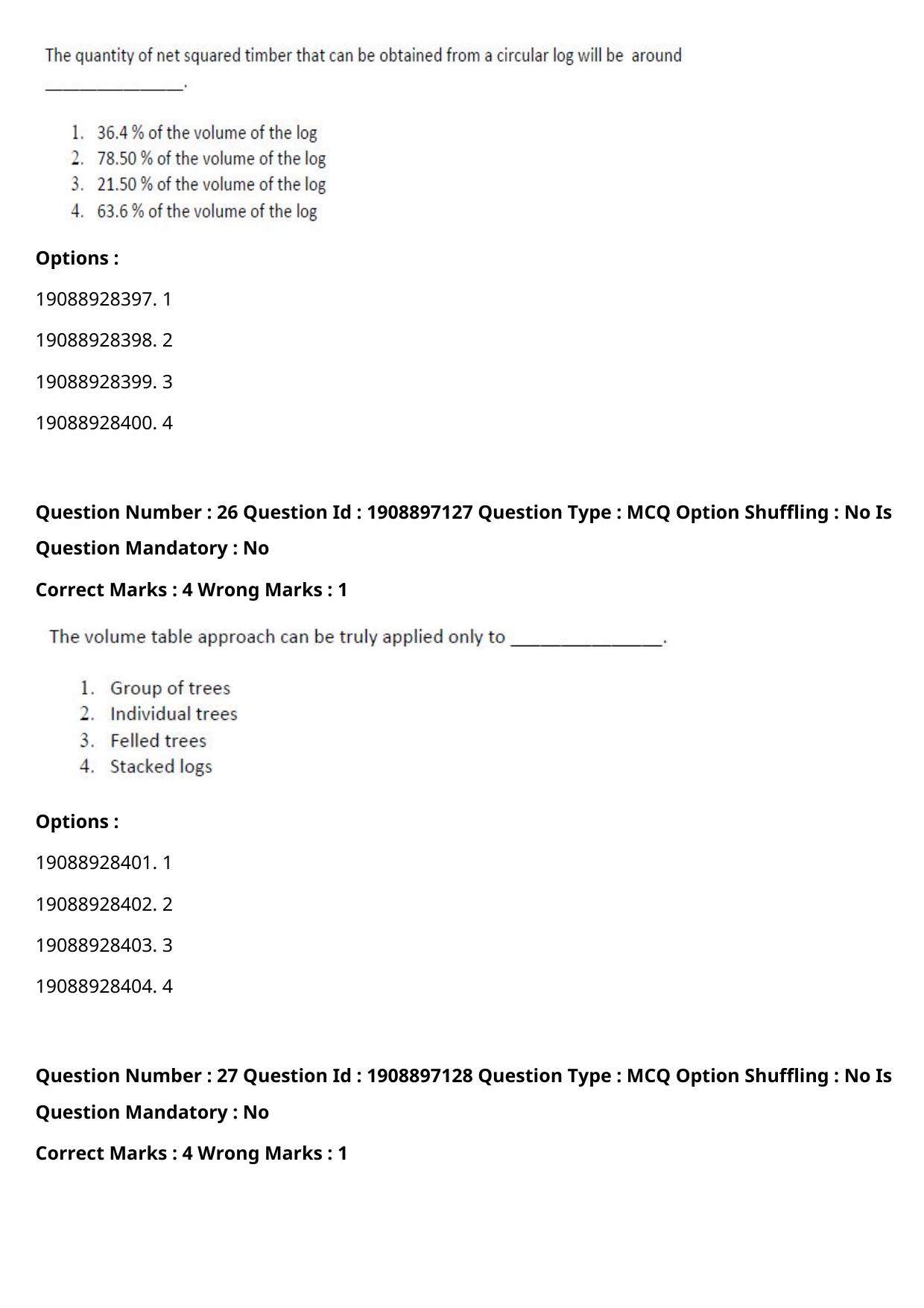 ICAR AIEEA PG 2021 FORESTRY AGROFORESTRY SILVICULTURE Question Paper - Page 14