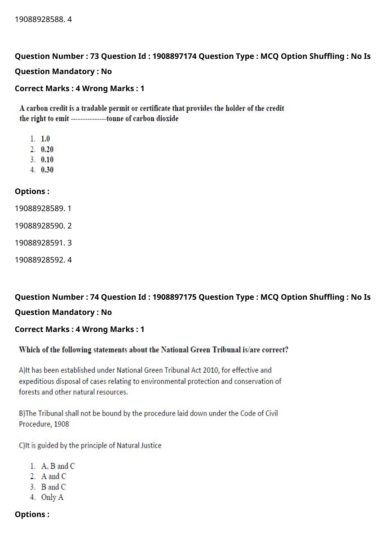 ICAR AIEEA PG 2021 FORESTRY AGROFORESTRY SILVICULTURE Question Paper - Page 38