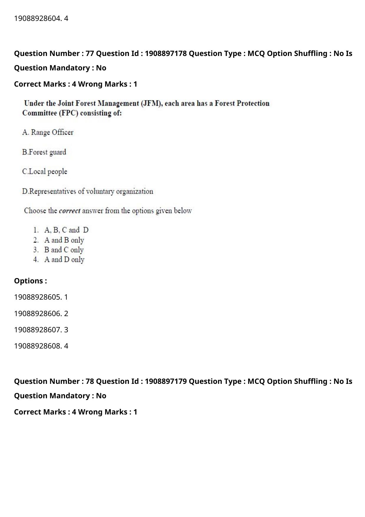 ICAR AIEEA PG 2021 FORESTRY AGROFORESTRY SILVICULTURE Question Paper - Page 40