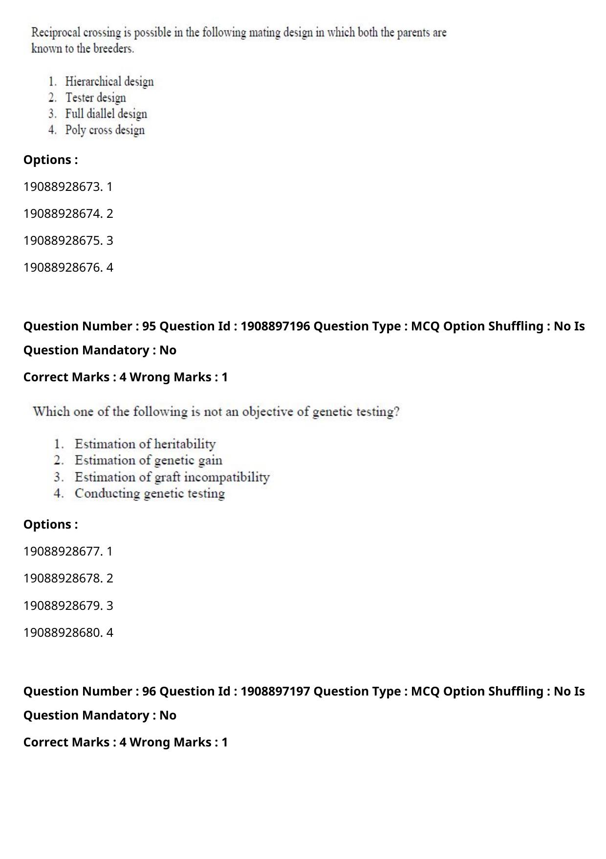 ICAR AIEEA PG 2021 FORESTRY AGROFORESTRY SILVICULTURE Question Paper - Page 49