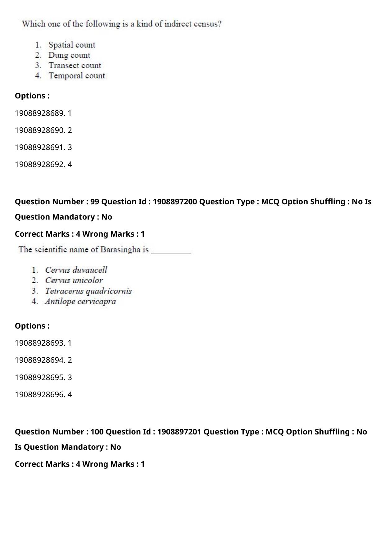 ICAR AIEEA PG 2021 FORESTRY AGROFORESTRY SILVICULTURE Question Paper - Page 51