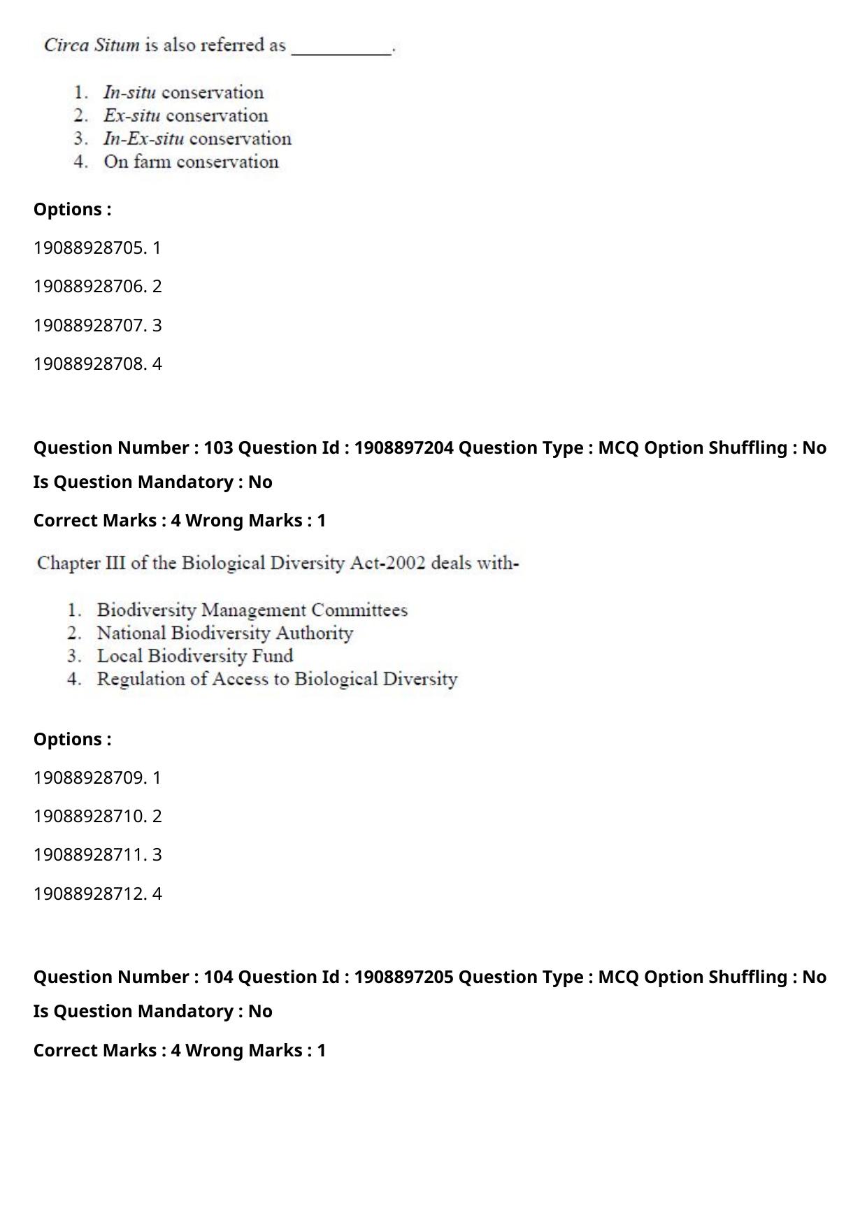 ICAR AIEEA PG 2021 FORESTRY AGROFORESTRY SILVICULTURE Question Paper - Page 53