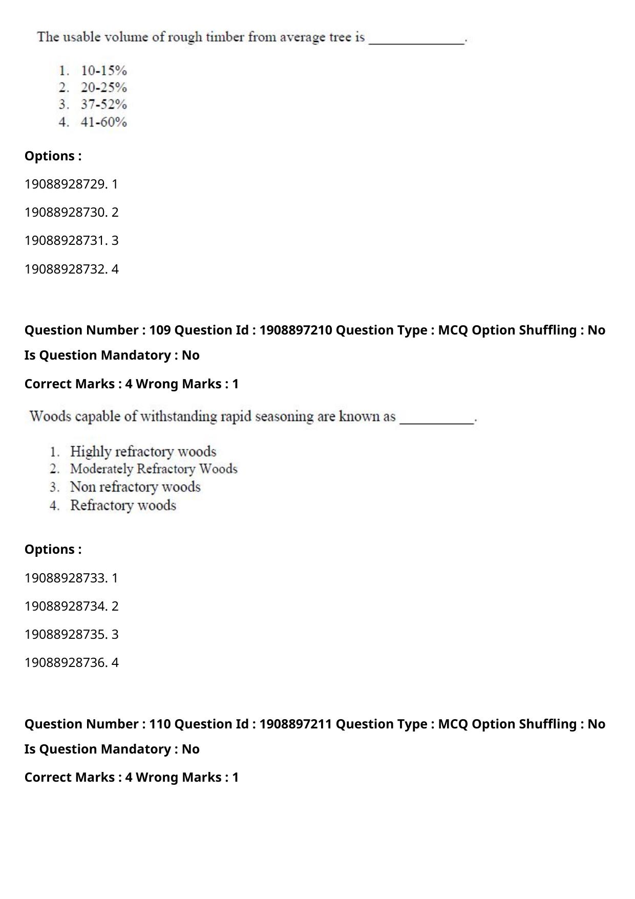 ICAR AIEEA PG 2021 FORESTRY AGROFORESTRY SILVICULTURE Question Paper - Page 56