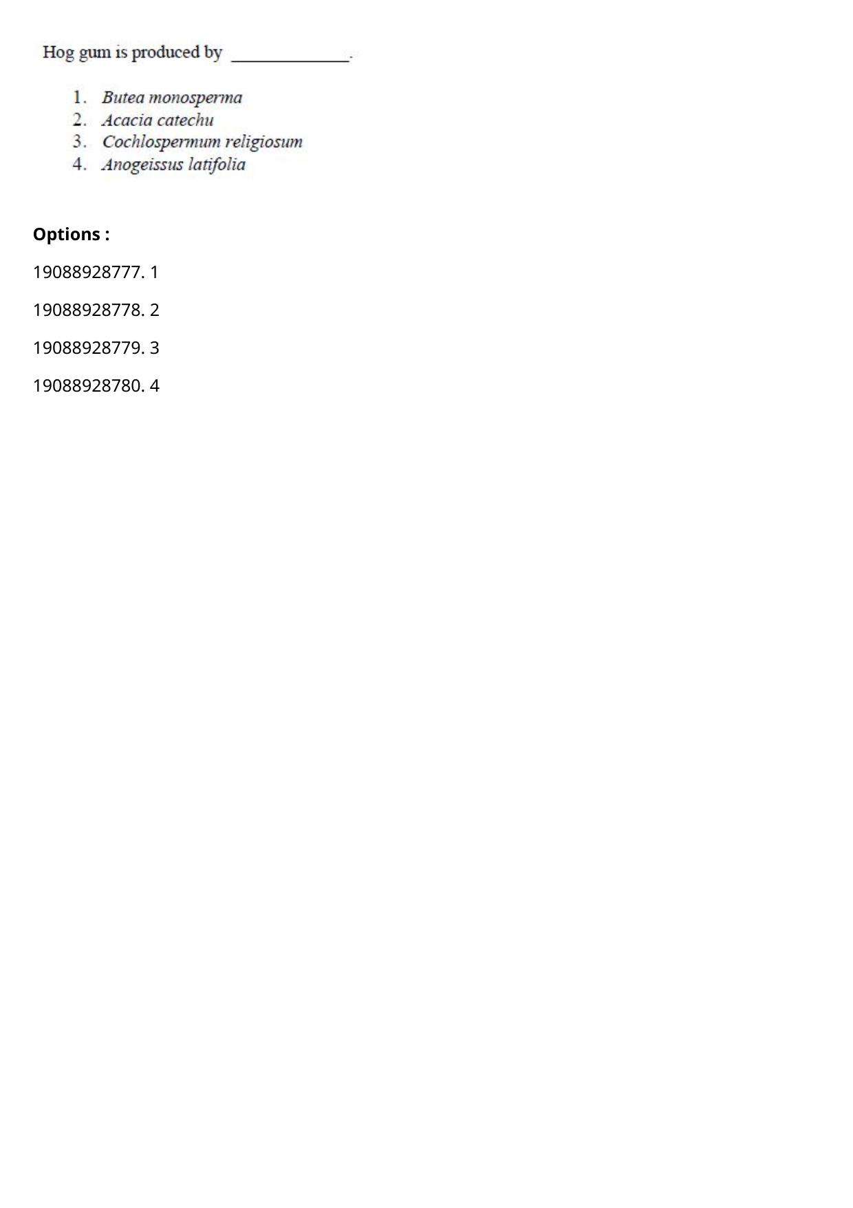 ICAR AIEEA PG 2021 FORESTRY AGROFORESTRY SILVICULTURE Question Paper - Page 62