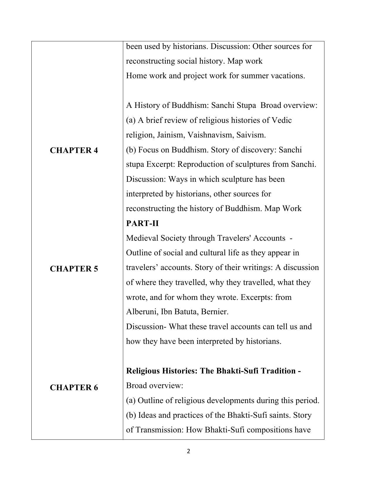 Edudel Class 12 History Syllabus - Page 2