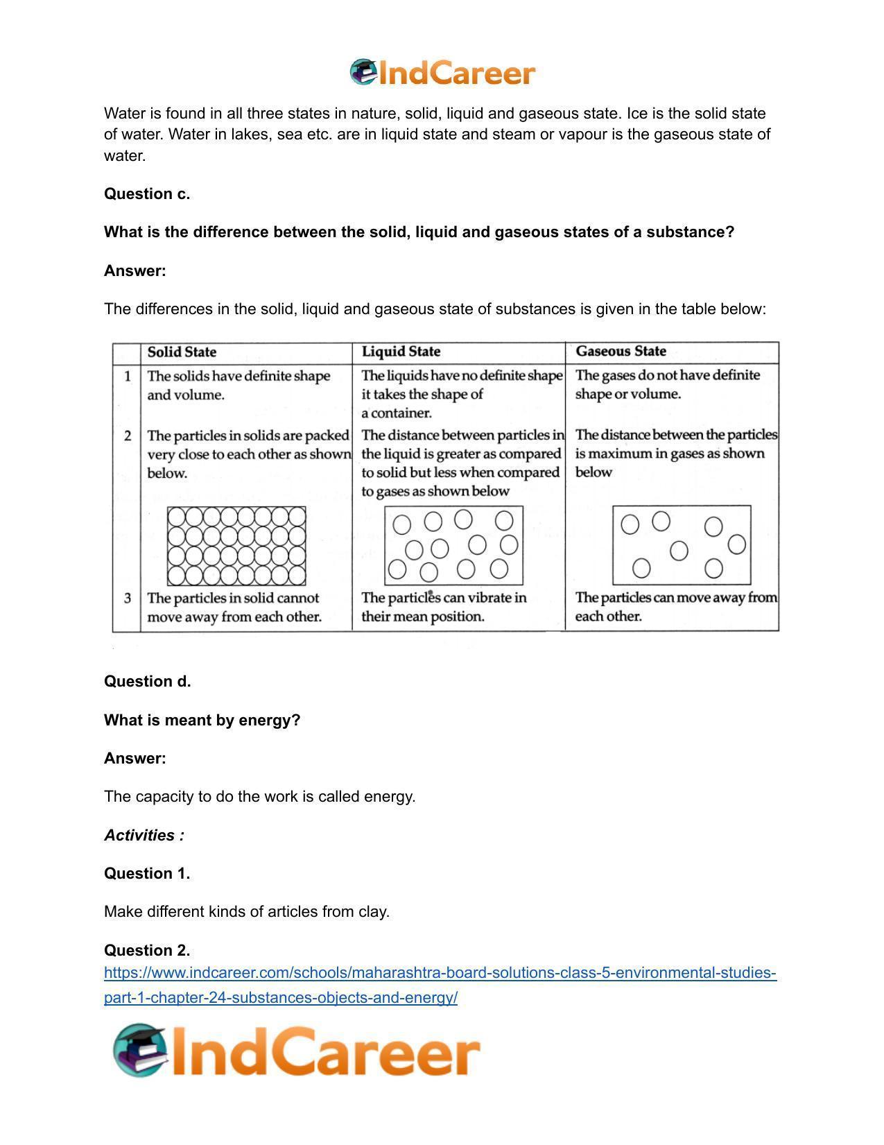 Maharashtra Board Solutions Class 5-Environmental Studies (Part 1): Chapter 24- Substances, Objects and Energy - Page 4