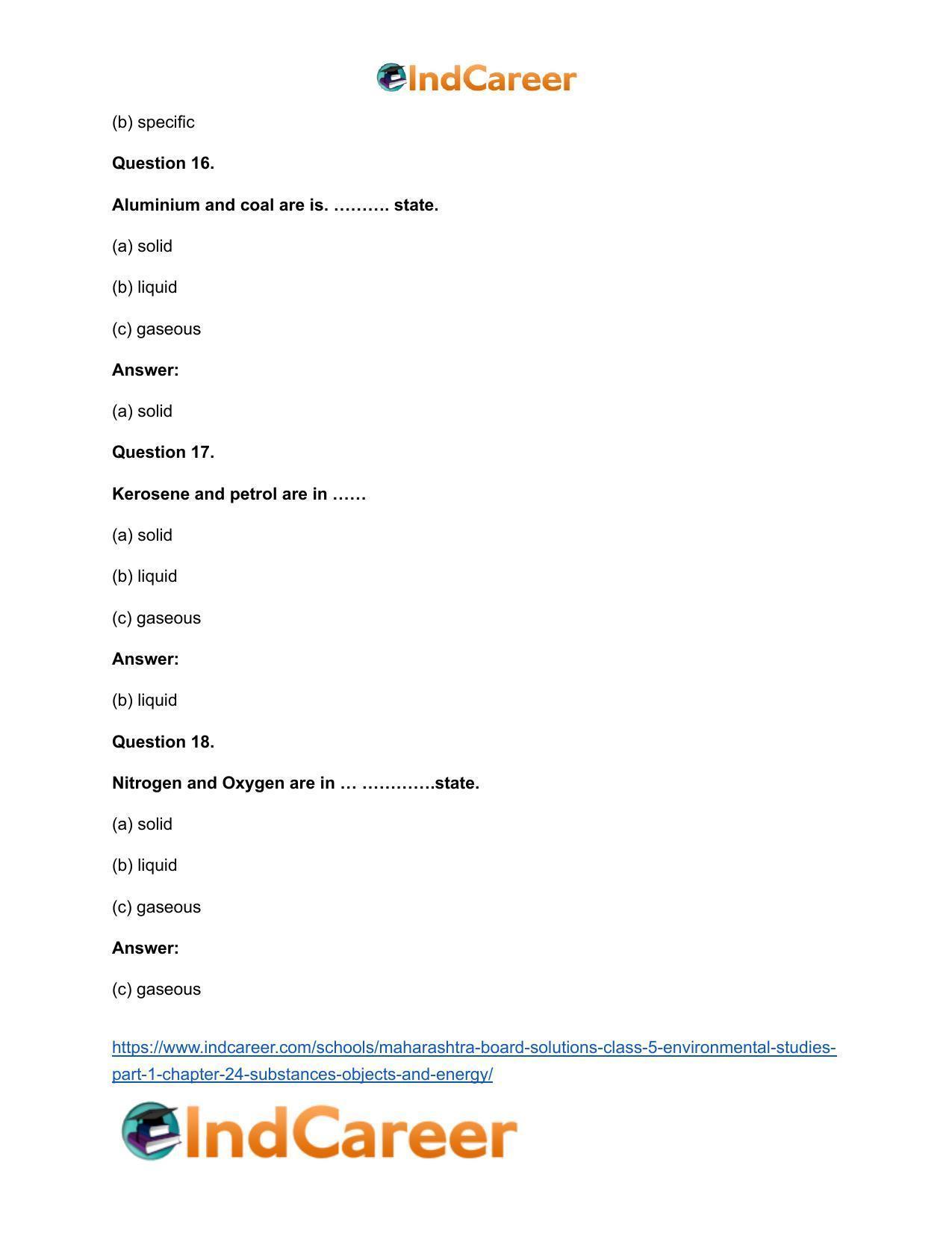 Maharashtra Board Solutions Class 5-Environmental Studies (Part 1): Chapter 24- Substances, Objects and Energy - Page 10