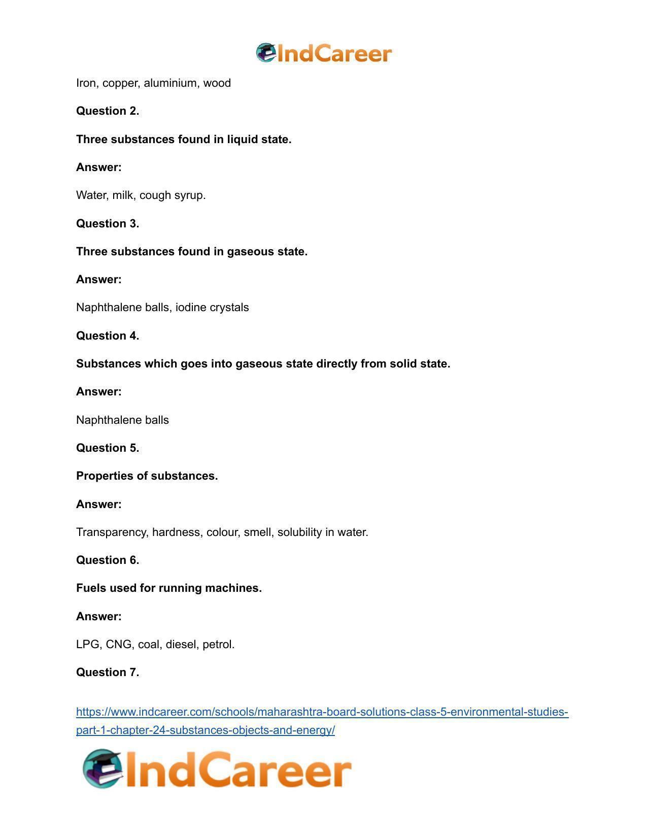Maharashtra Board Solutions Class 5-Environmental Studies (Part 1): Chapter 24- Substances, Objects and Energy - Page 15