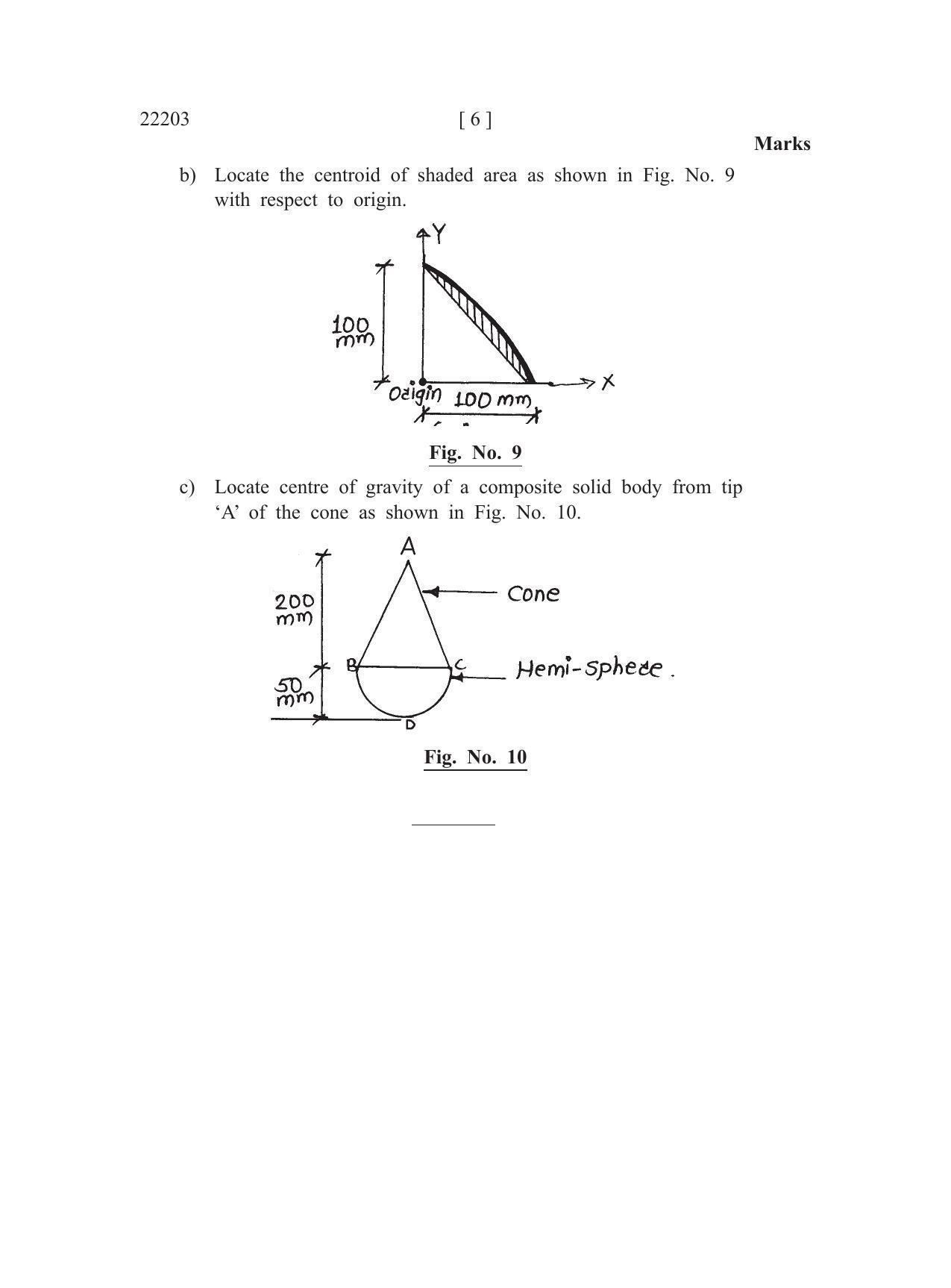 MSBTE Summer Question Paper 2019 - Applied Mechanic  - Page 6