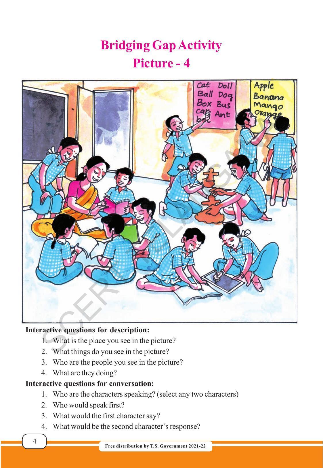 TS SCERT Class 4 English (English Medium) Text Book - Page 12