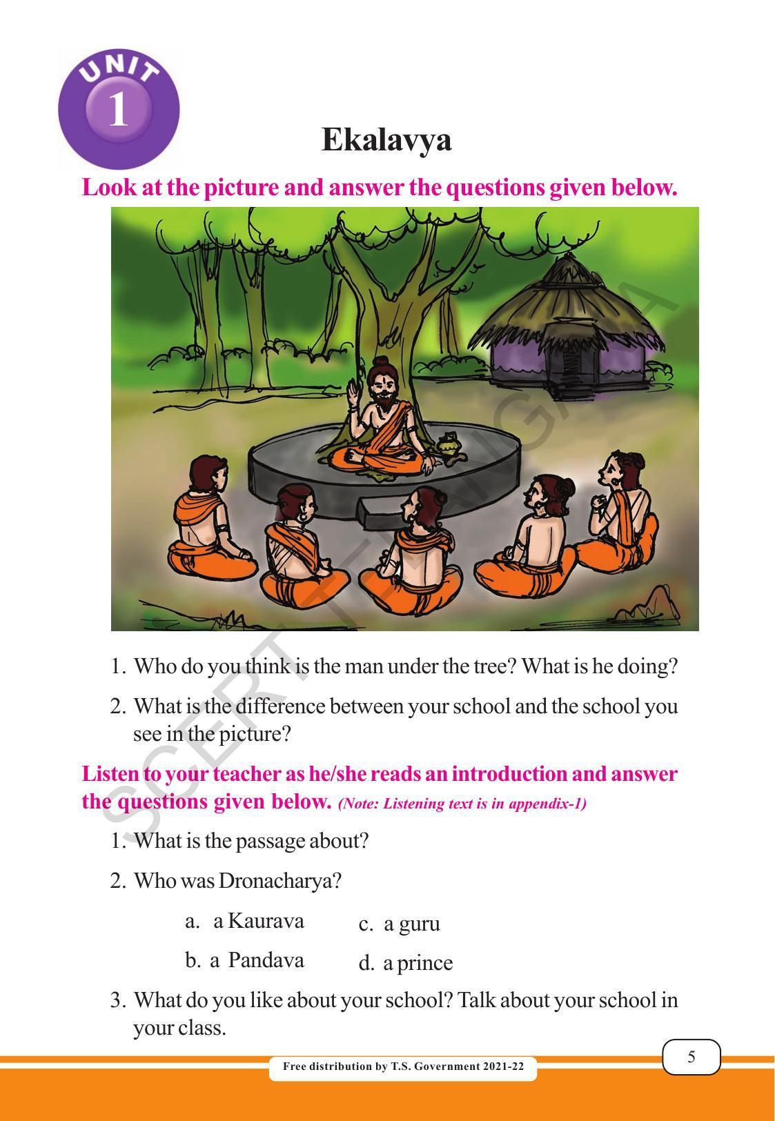 TS SCERT Class 4 English (English Medium) Text Book - Page 13