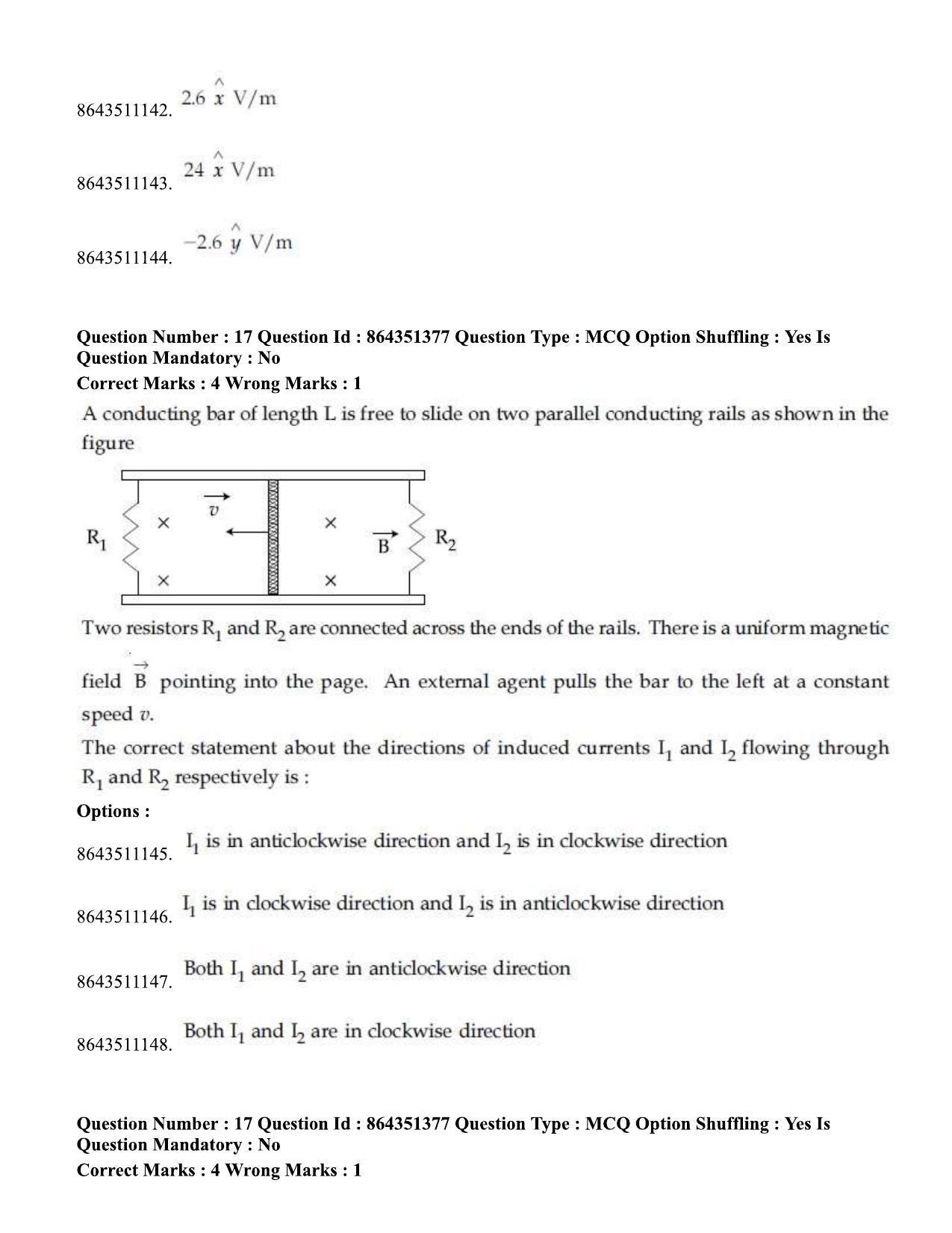 JEE Mains 2021: BTech EM (Shift 1) 16-03-2021 Question Paper - Page 20