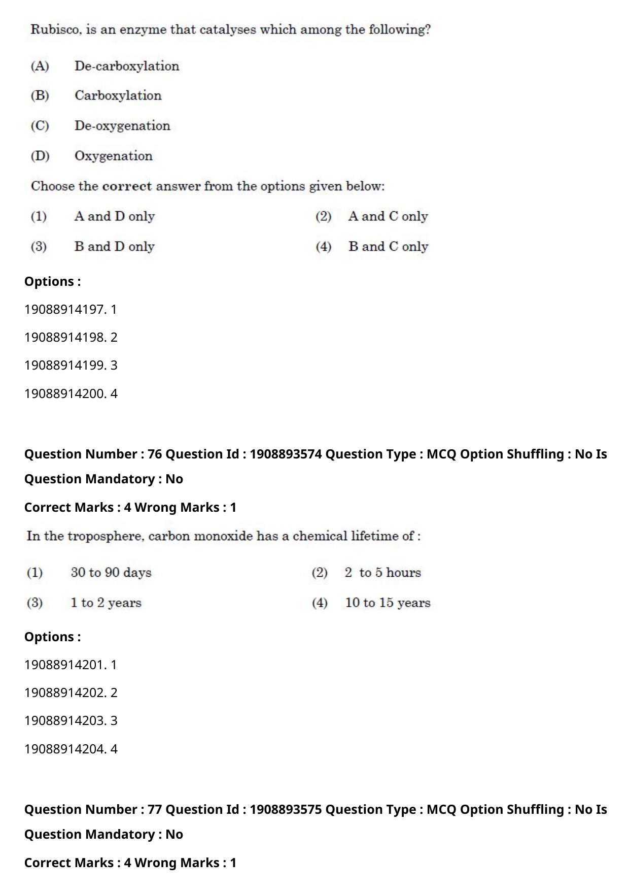 CUET PG 2021 PGQP32 Question Paper - Page 39