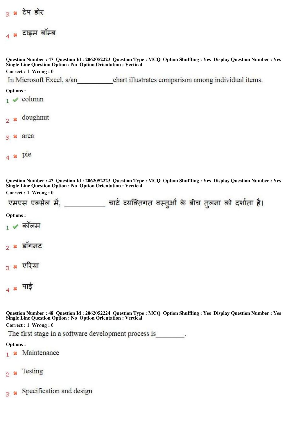 MP CPCT 22nd April 2018 English Question Paper Shift 1 - Page 31