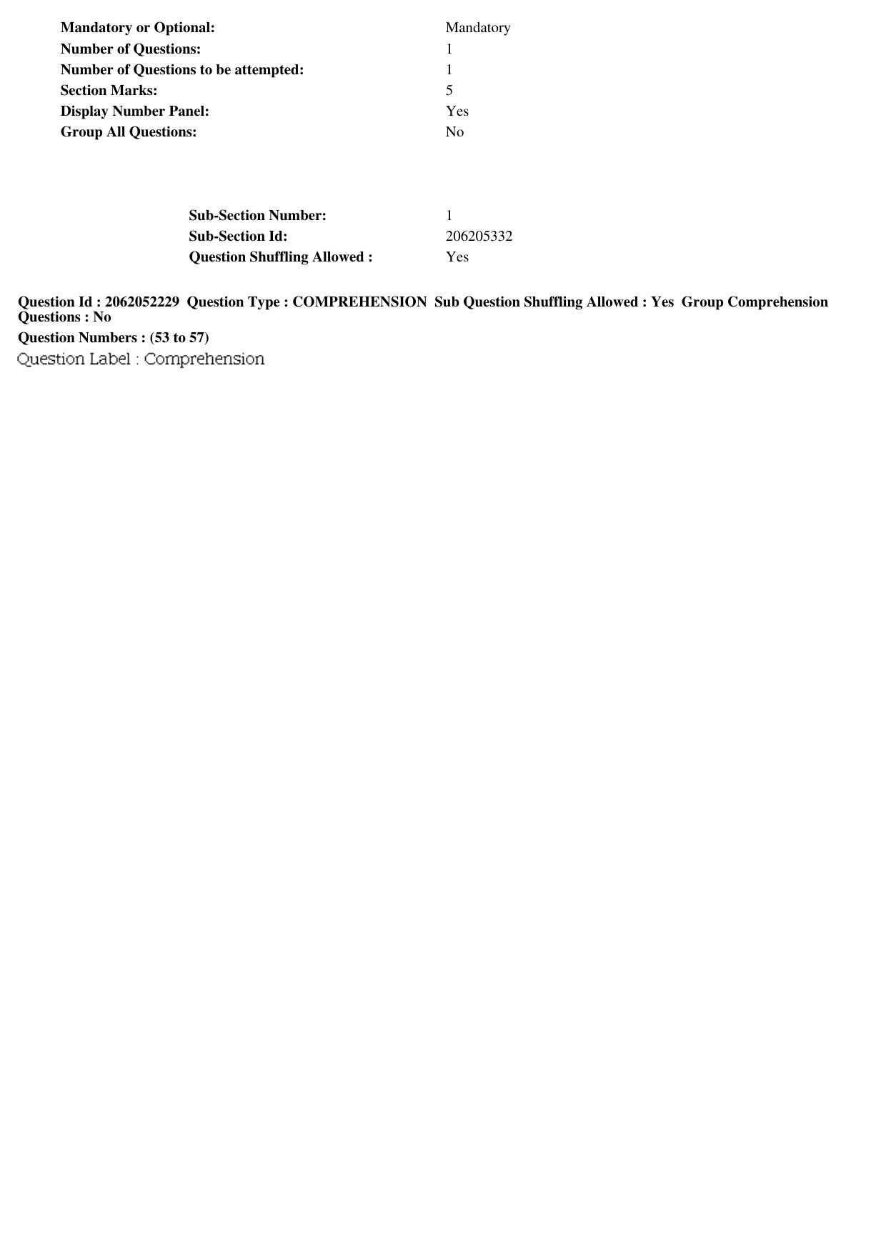 MP CPCT 22nd April 2018 English Question Paper Shift 1 - Page 35