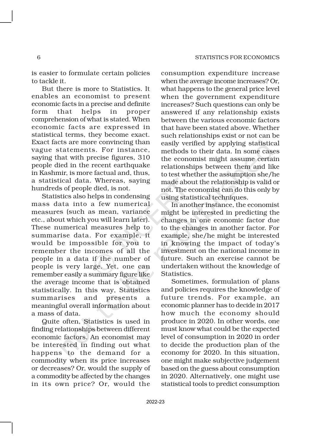 Ncert Book For Class 11 Economics Statistic Economics Chapter 1 Ncert Book For Class 11 Economics Statistic Economics Chapter 1