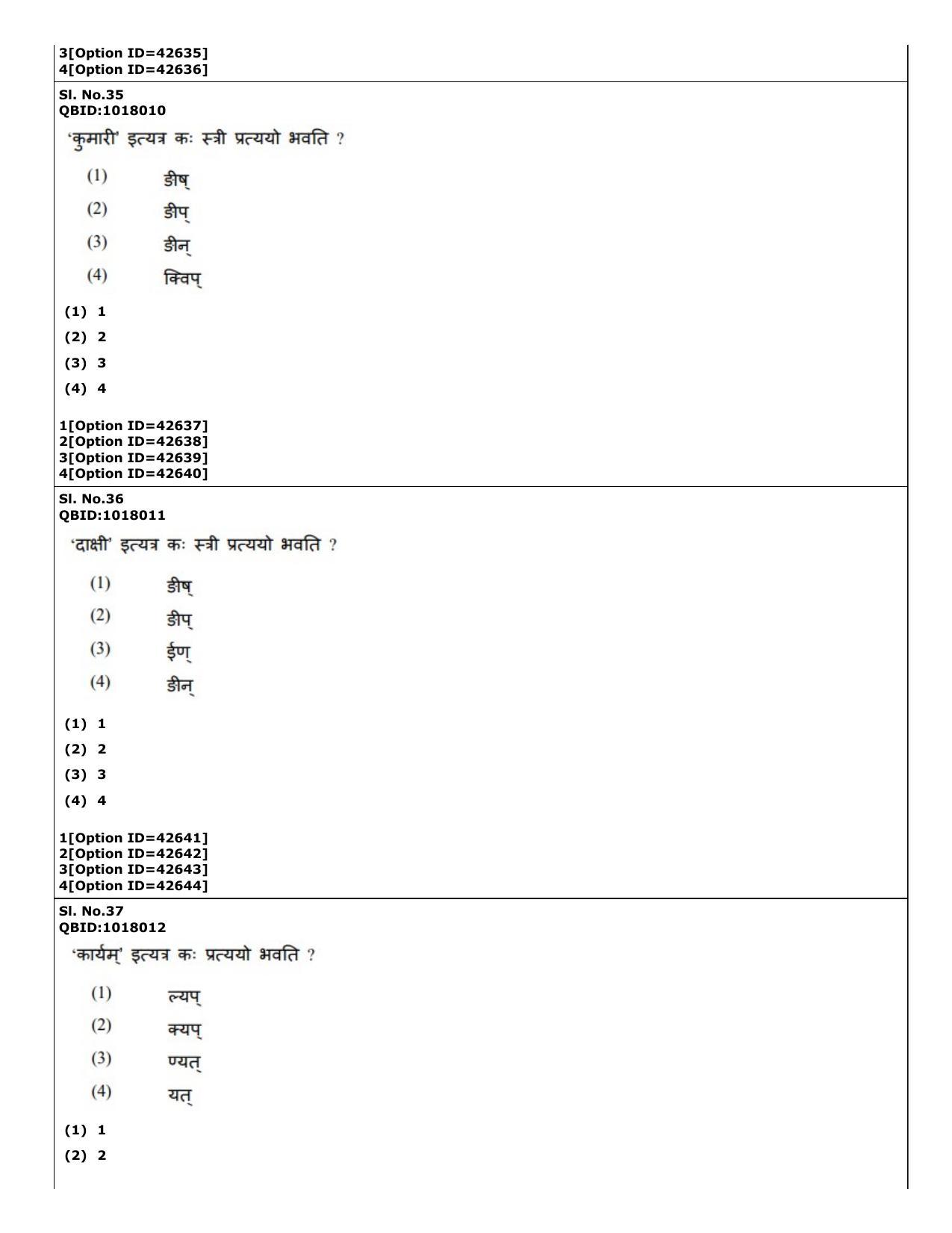 CUET (PG) 2022: PGQP-14 Sanskrit (11-09-2022) Question Paper - Page 22