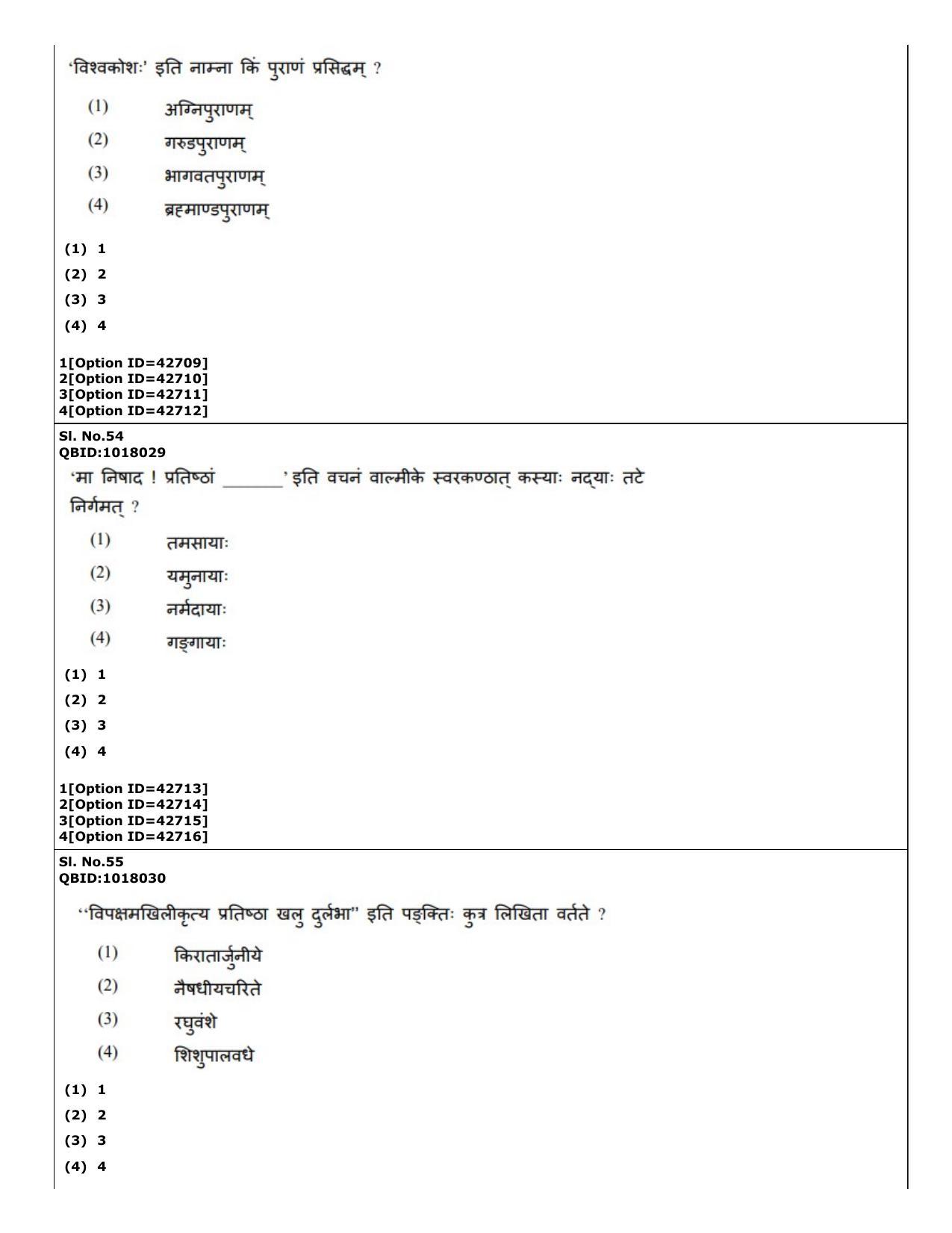 CUET (PG) 2022: PGQP-14 Sanskrit (11-09-2022) Question Paper - Page 29