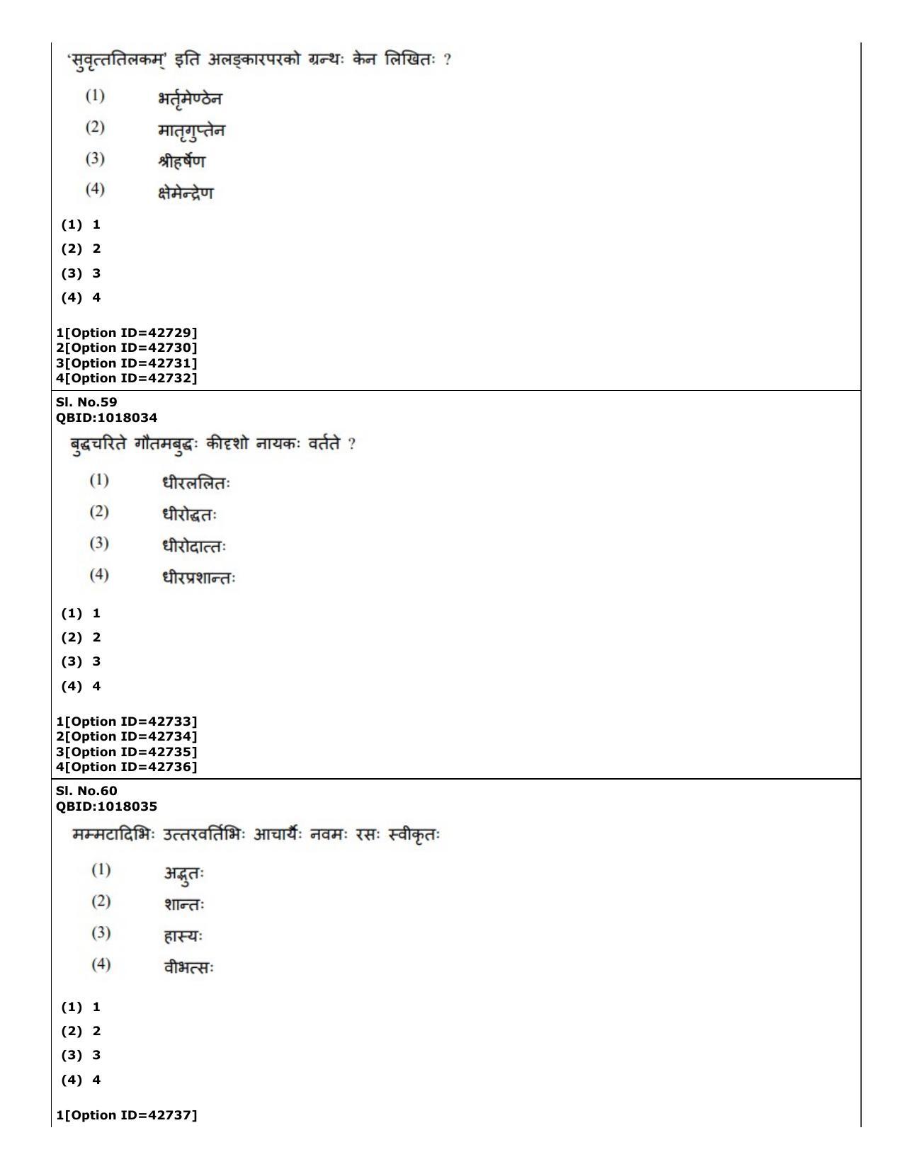 CUET (PG) 2022: PGQP-14 Sanskrit (11-09-2022) Question Paper - Page 31