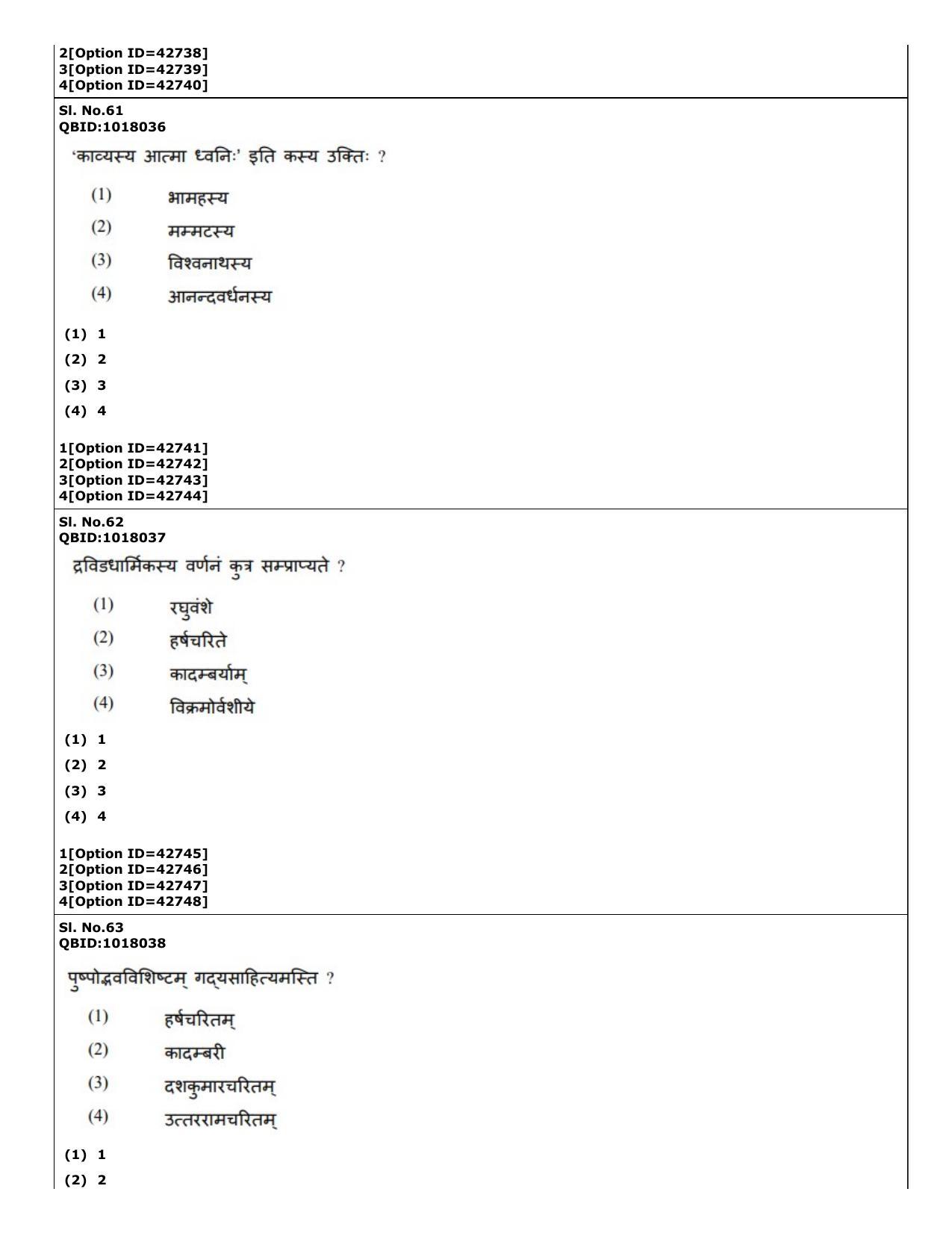 CUET (PG) 2022: PGQP-14 Sanskrit (11-09-2022) Question Paper - Page 32