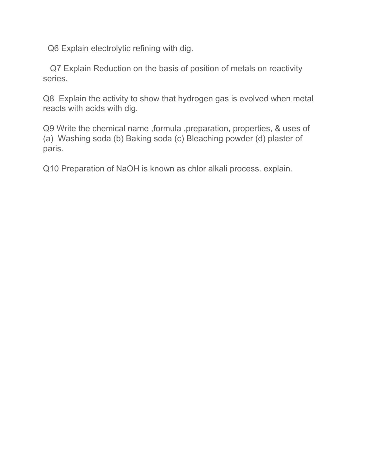 CBSE Worksheets for Class 10 Science Assignment 4 - Page 2