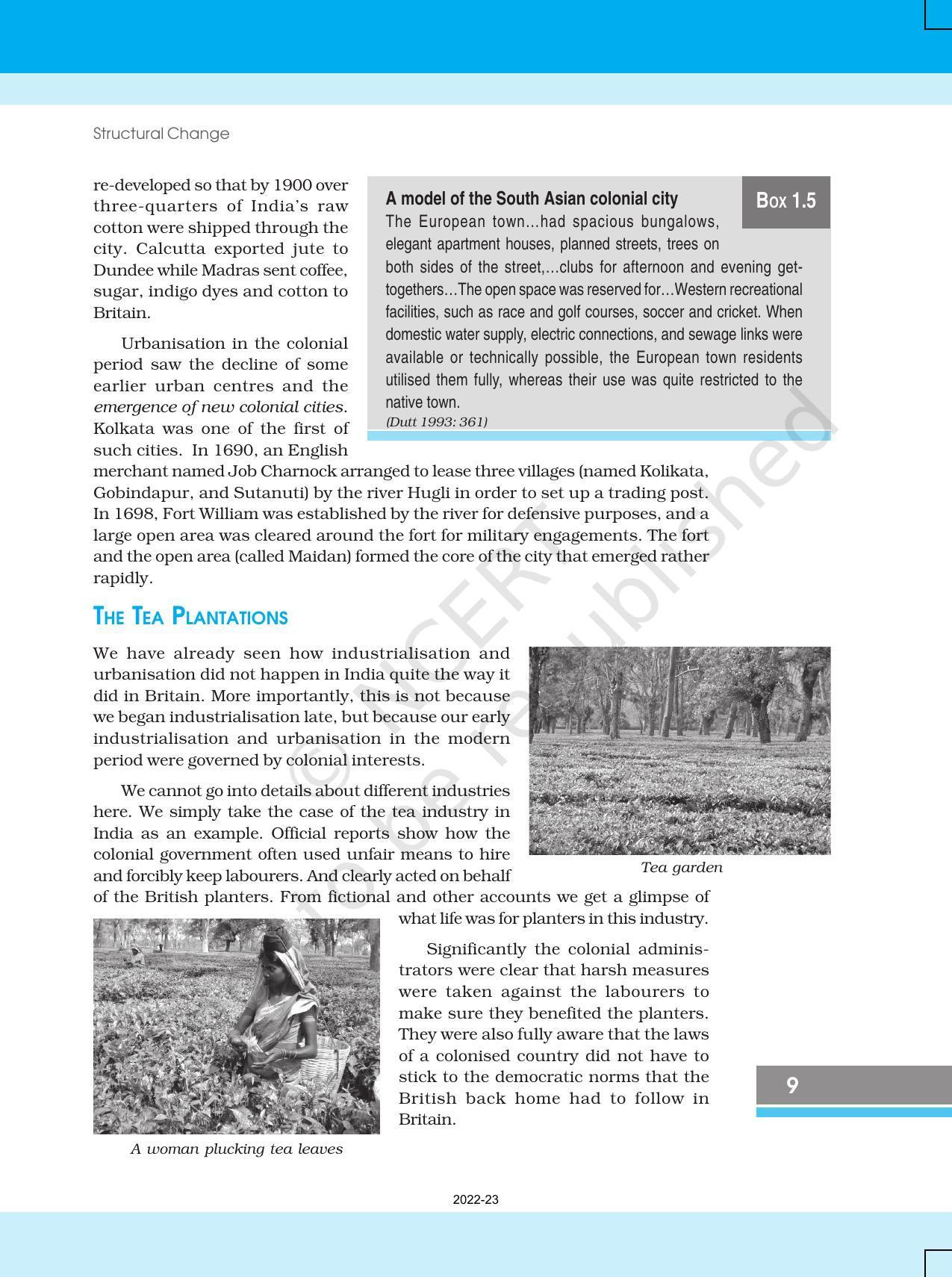 NCERT Book for Class 12 Sociology (Social Change and Development in India) Chapter 1 Structural Change - Page 9