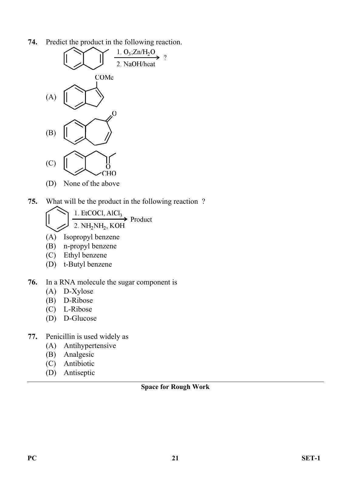 OJEE 2013 Physics / Chemistry Set 1 Question Paper - Page 20