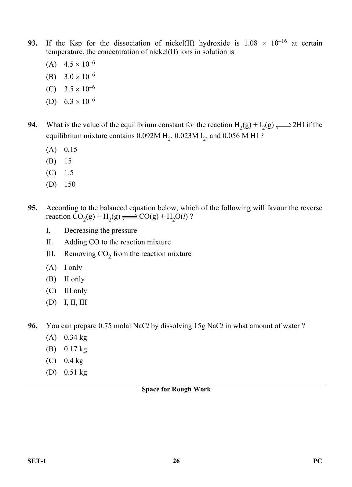 OJEE 2013 Physics / Chemistry Set 1 Question Paper - Page 25