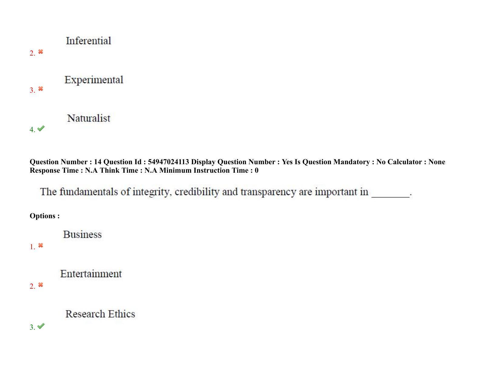 AP RCET 2022: Applied Life Sciences -  18-10-2022 (Tuesday) Session-I: Question Paper With keys - Page 11