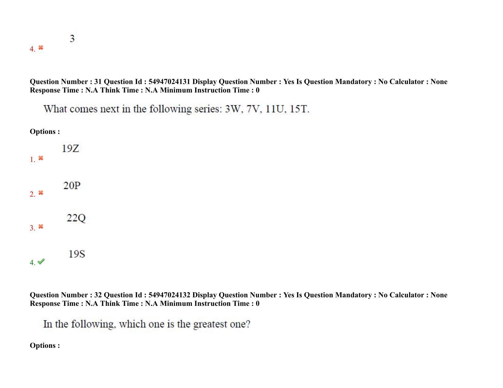AP RCET 2022: Applied Life Sciences -  18-10-2022 (Tuesday) Session-I: Question Paper With keys - Page 25