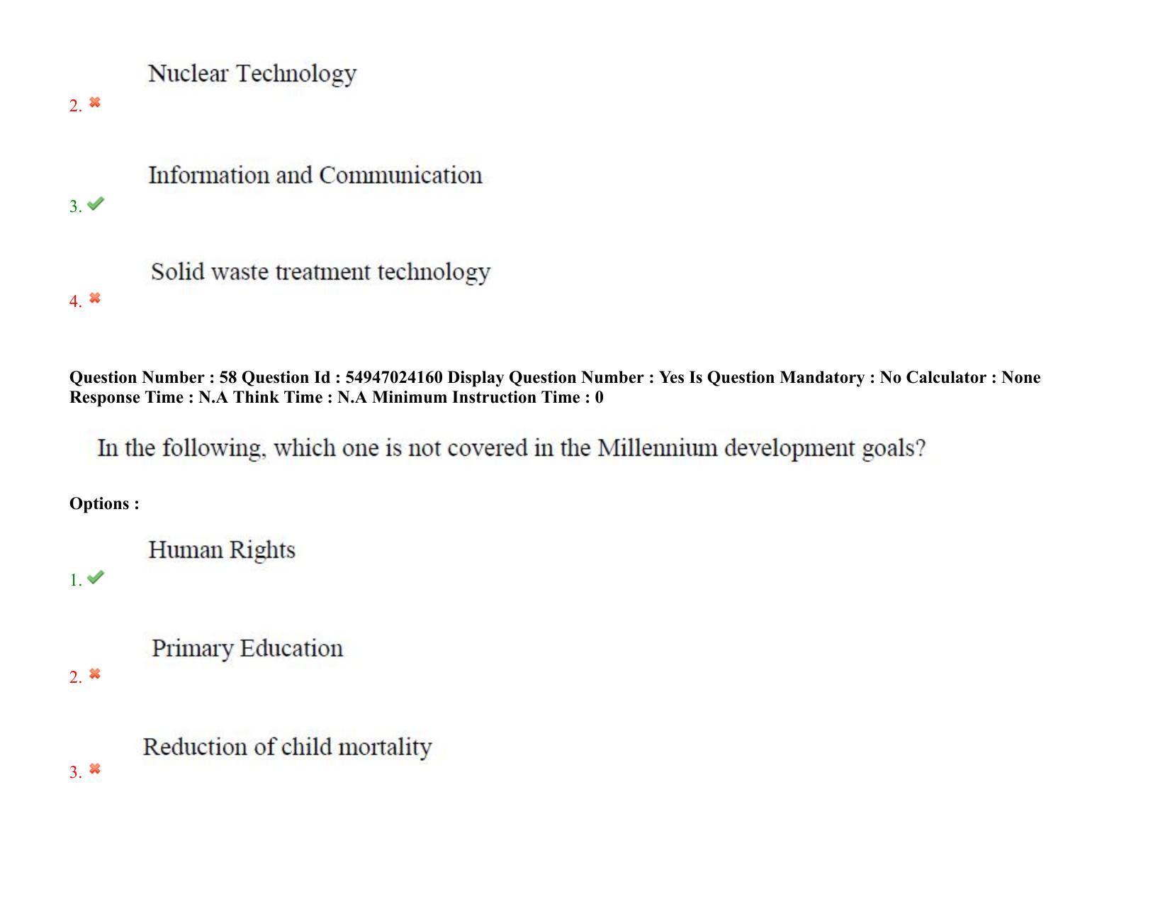 AP RCET 2022: Applied Life Sciences -  18-10-2022 (Tuesday) Session-I: Question Paper With keys - Page 46