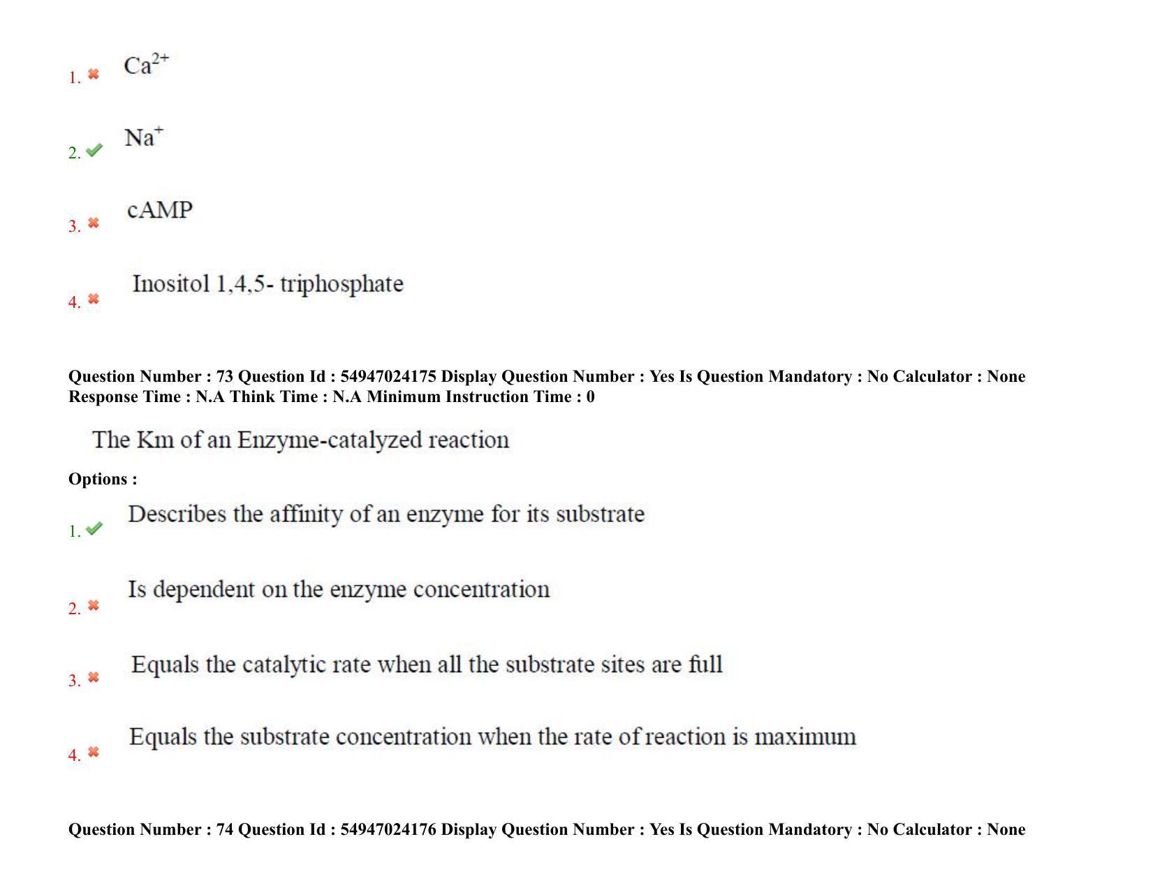 AP RCET 2022: Applied Life Sciences -  18-10-2022 (Tuesday) Session-I: Question Paper With keys - Page 57