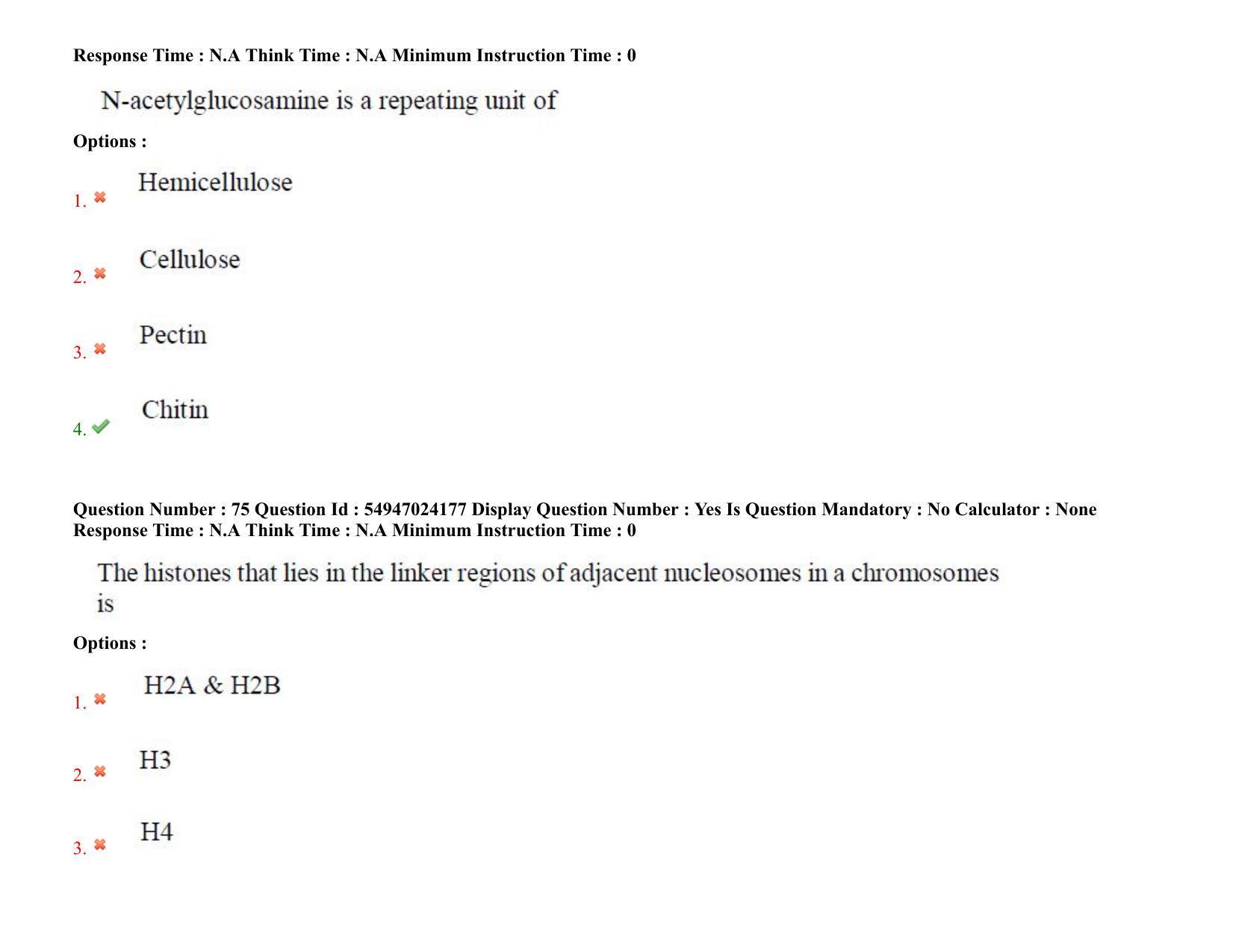 AP RCET 2022: Applied Life Sciences -  18-10-2022 (Tuesday) Session-I: Question Paper With keys - Page 58