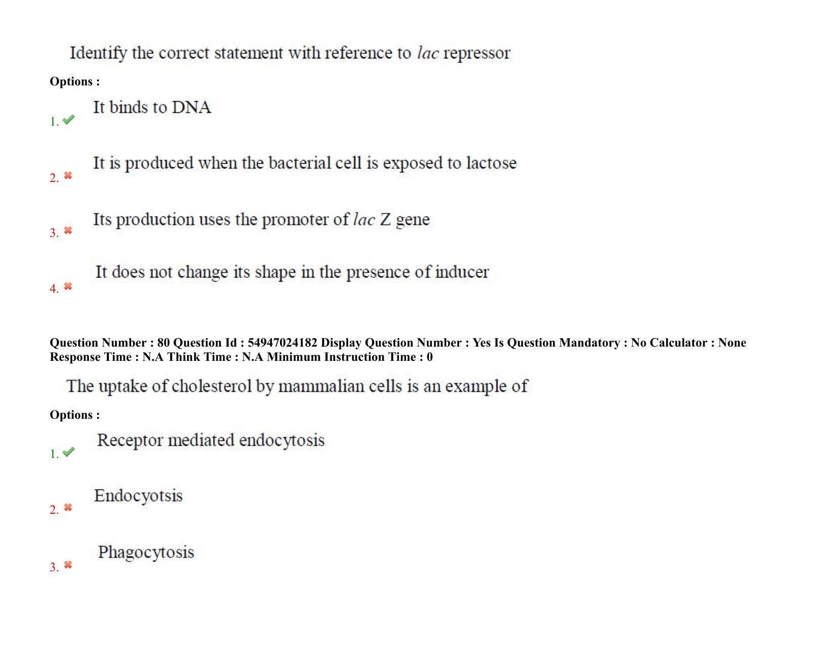 AP RCET 2022: Applied Life Sciences -  18-10-2022 (Tuesday) Session-I: Question Paper With keys - Page 61