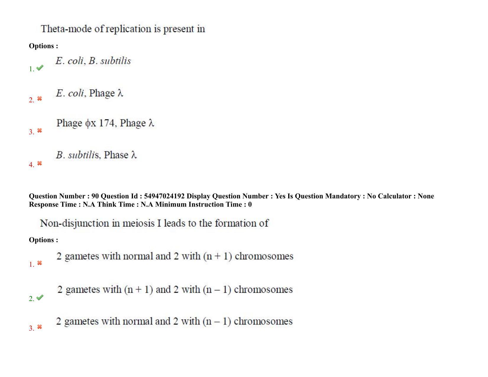 AP RCET 2022: Applied Life Sciences -  18-10-2022 (Tuesday) Session-I: Question Paper With keys - Page 67