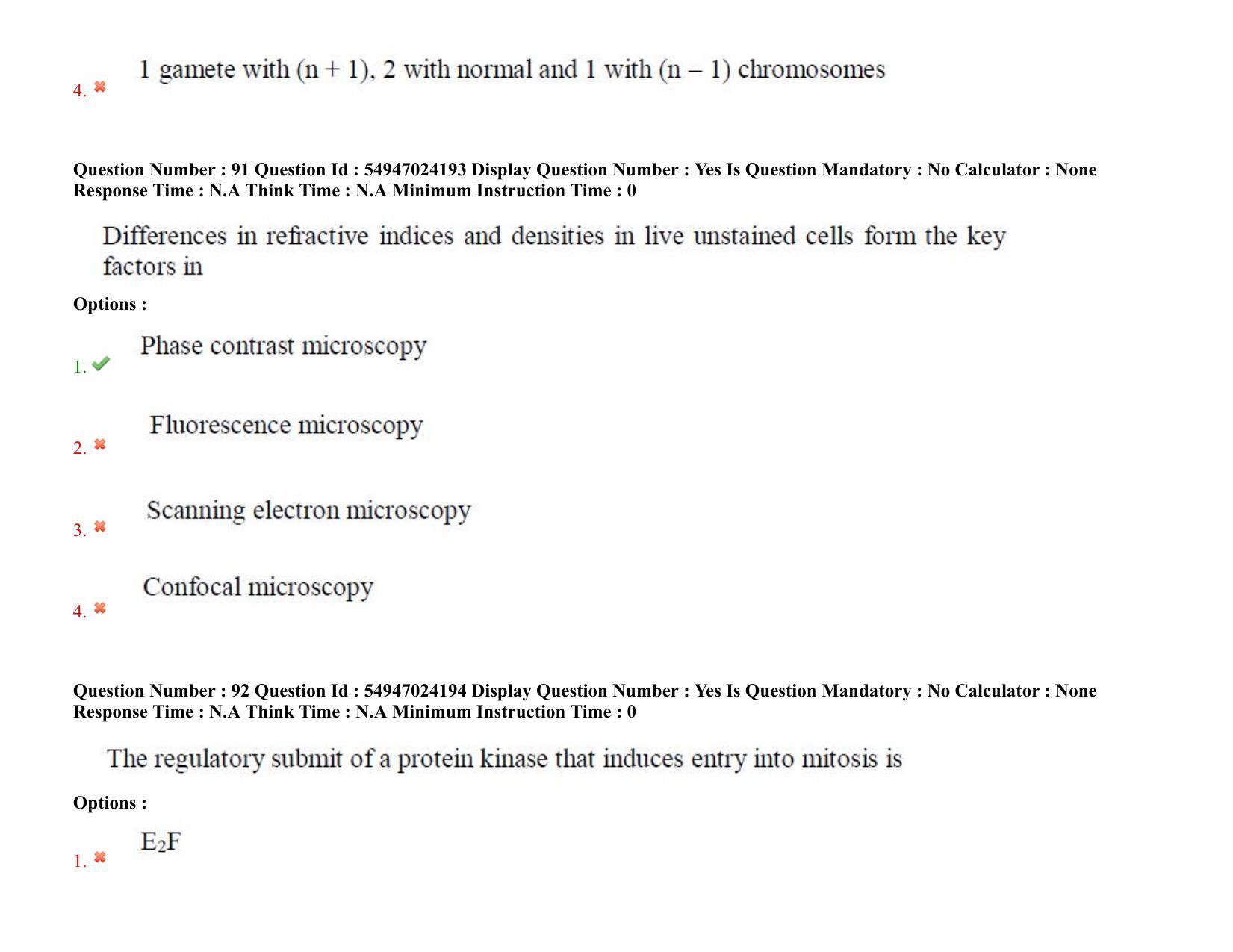 AP RCET 2022: Applied Life Sciences -  18-10-2022 (Tuesday) Session-I: Question Paper With keys - Page 68