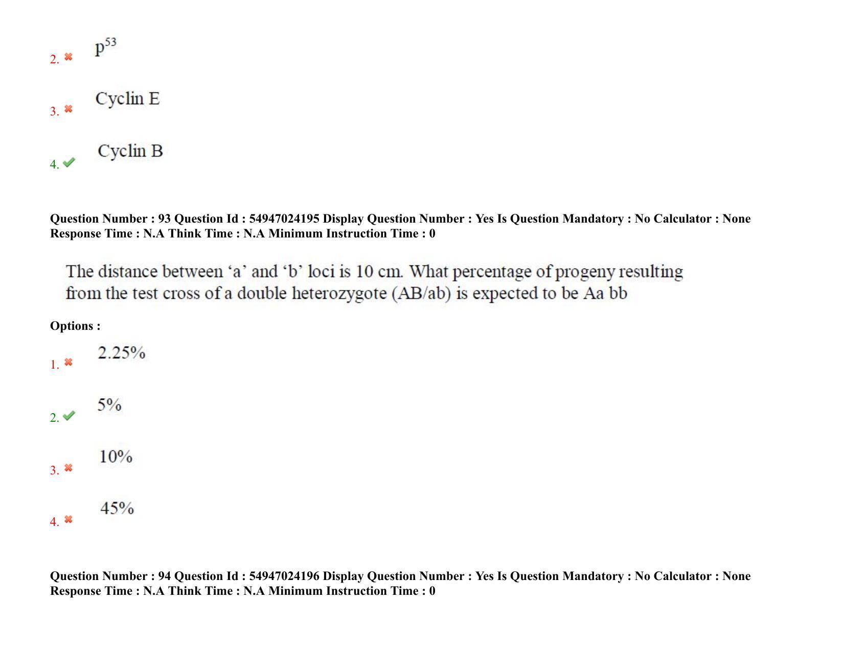 AP RCET 2022: Applied Life Sciences -  18-10-2022 (Tuesday) Session-I: Question Paper With keys - Page 69