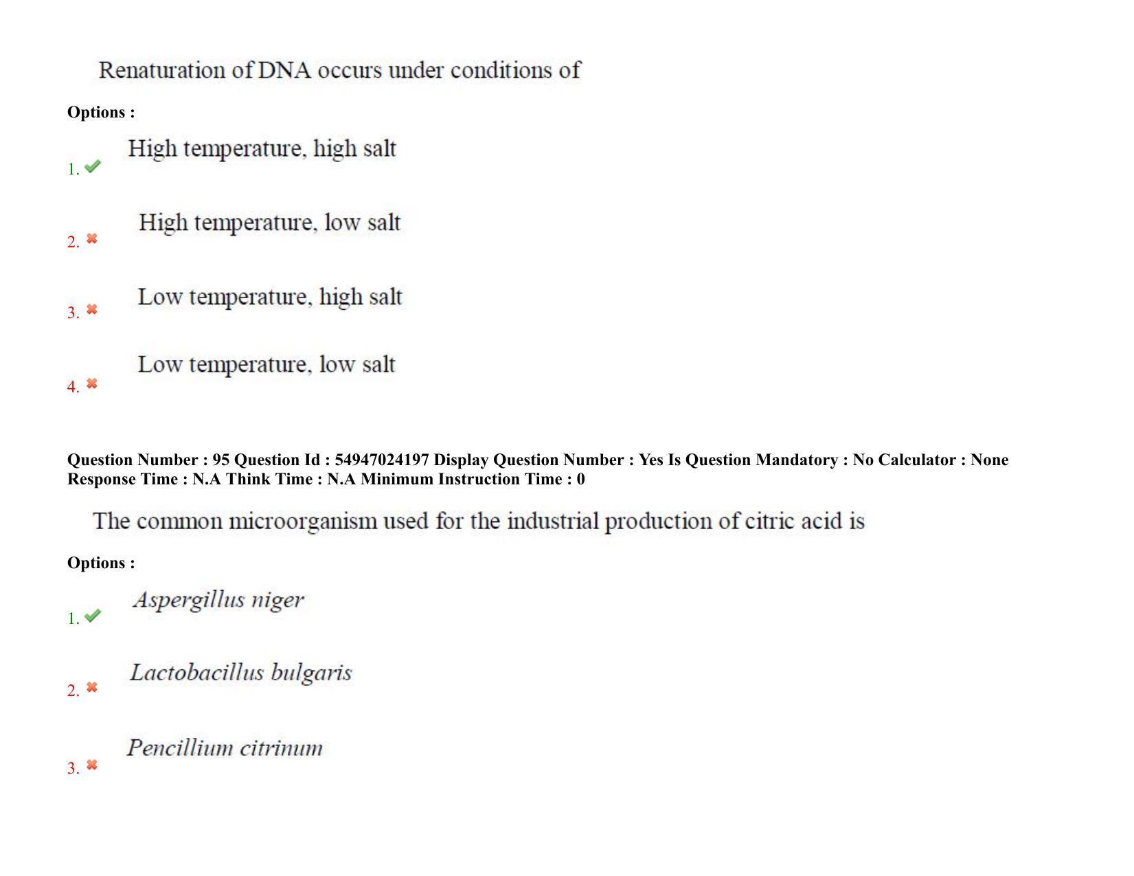 AP RCET 2022: Applied Life Sciences -  18-10-2022 (Tuesday) Session-I: Question Paper With keys - Page 70