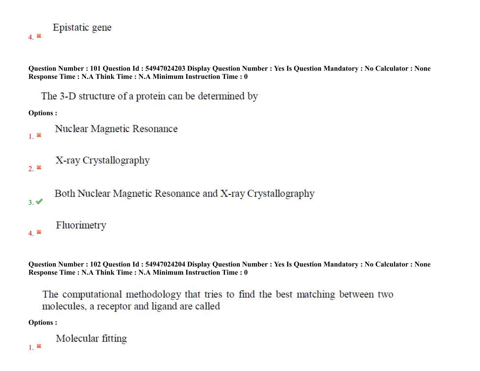 AP RCET 2022: Applied Life Sciences -  18-10-2022 (Tuesday) Session-I: Question Paper With keys - Page 74
