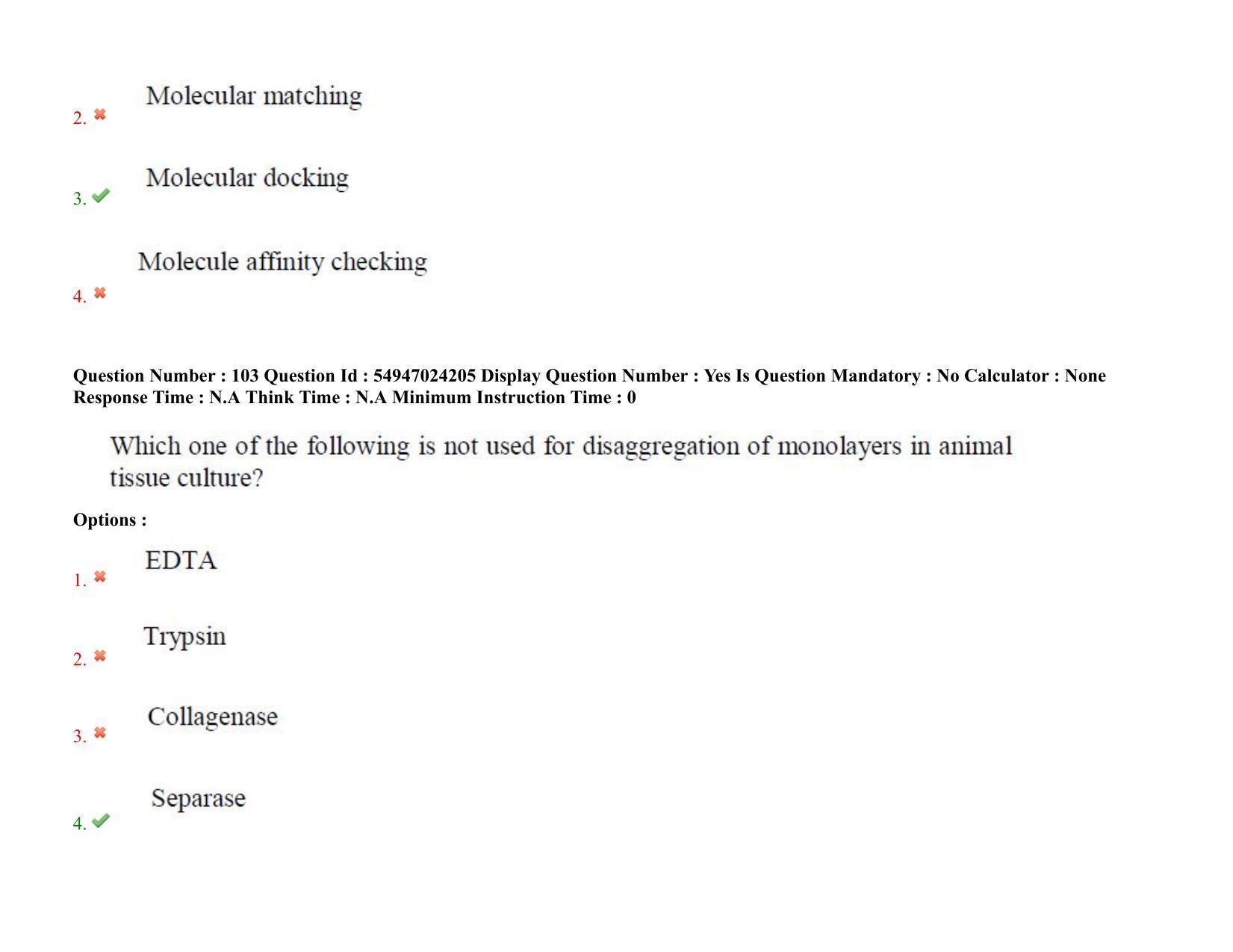 AP RCET 2022: Applied Life Sciences -  18-10-2022 (Tuesday) Session-I: Question Paper With keys - Page 75