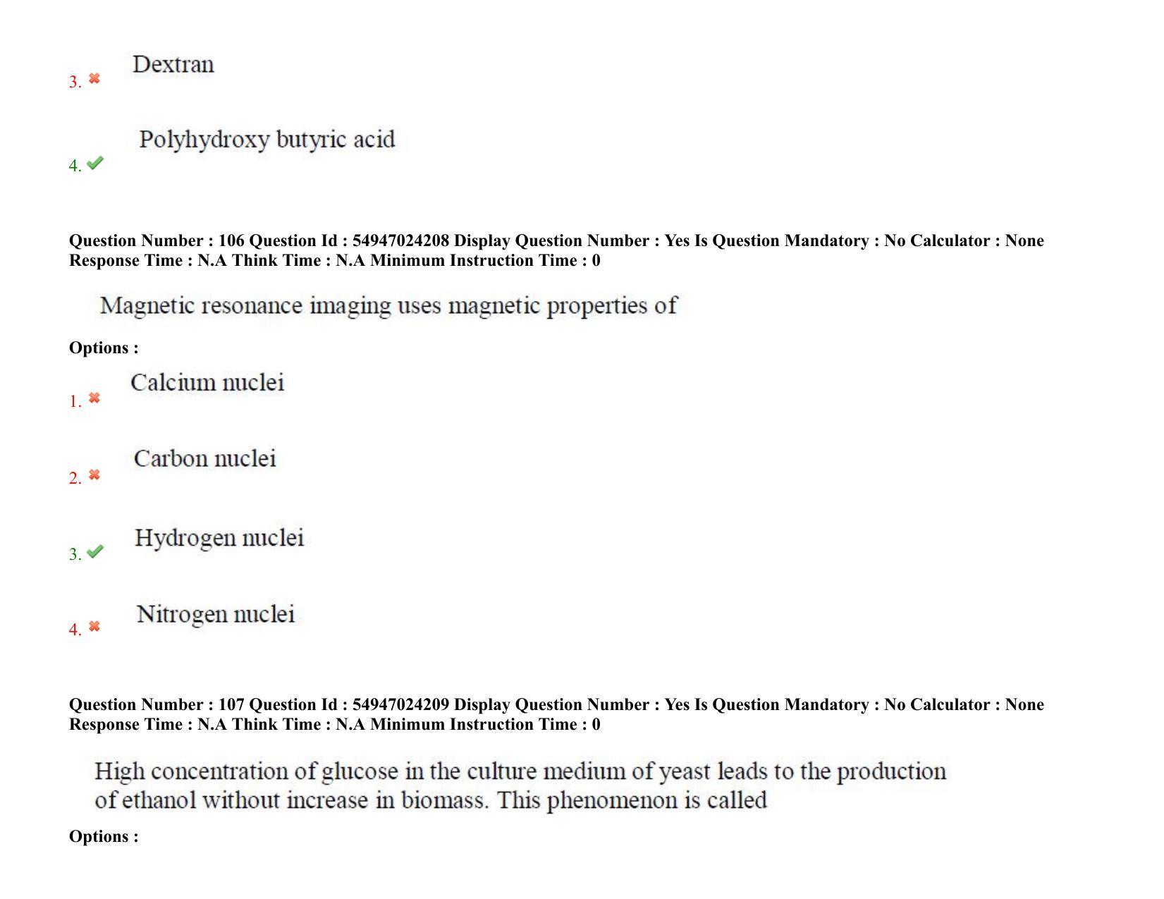 AP RCET 2022: Applied Life Sciences -  18-10-2022 (Tuesday) Session-I: Question Paper With keys - Page 77