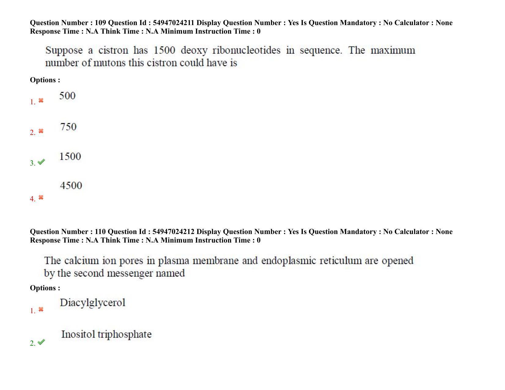 AP RCET 2022: Applied Life Sciences -  18-10-2022 (Tuesday) Session-I: Question Paper With keys - Page 79