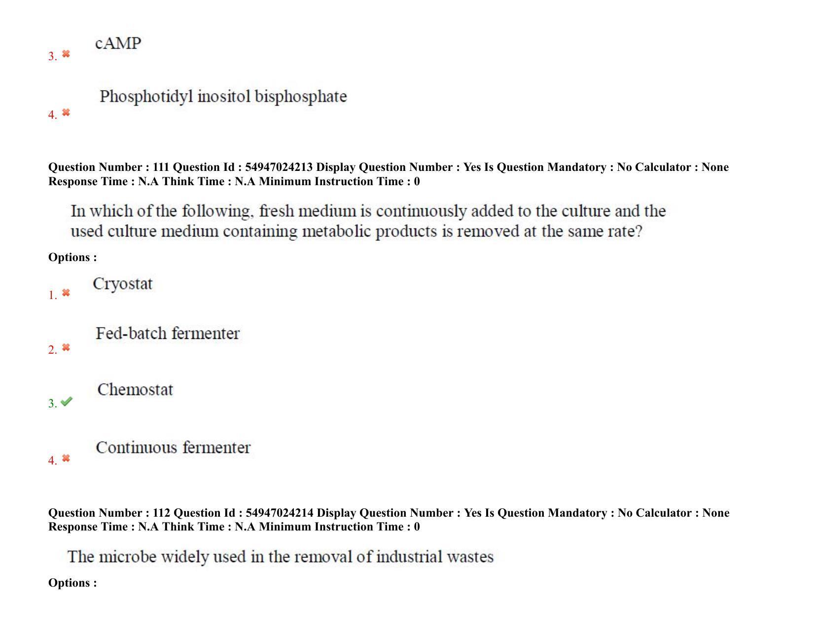 AP RCET 2022: Applied Life Sciences -  18-10-2022 (Tuesday) Session-I: Question Paper With keys - Page 80
