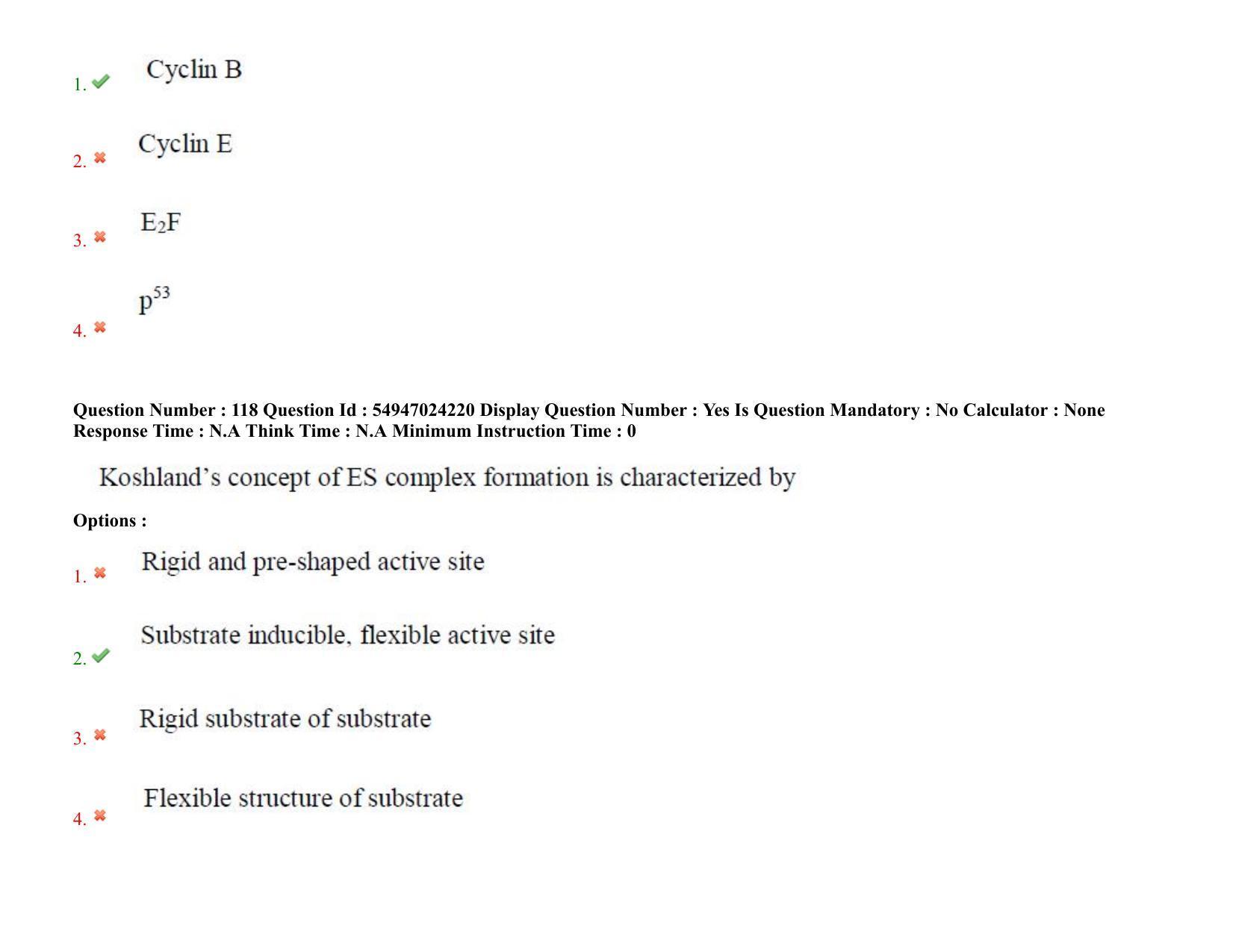 AP RCET 2022: Applied Life Sciences -  18-10-2022 (Tuesday) Session-I: Question Paper With keys - Page 84