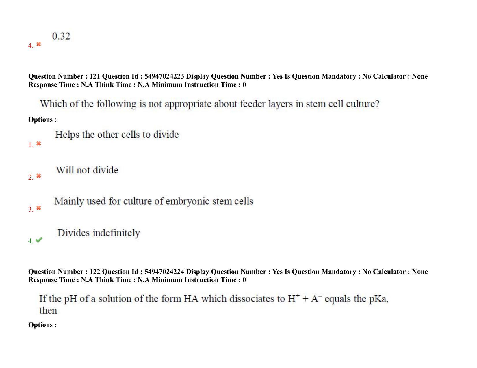 AP RCET 2022: Applied Life Sciences -  18-10-2022 (Tuesday) Session-I: Question Paper With keys - Page 86