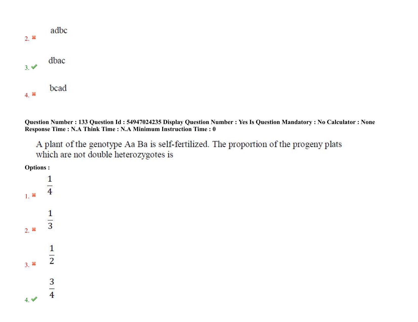 AP RCET 2022: Applied Life Sciences -  18-10-2022 (Tuesday) Session-I: Question Paper With keys - Page 93